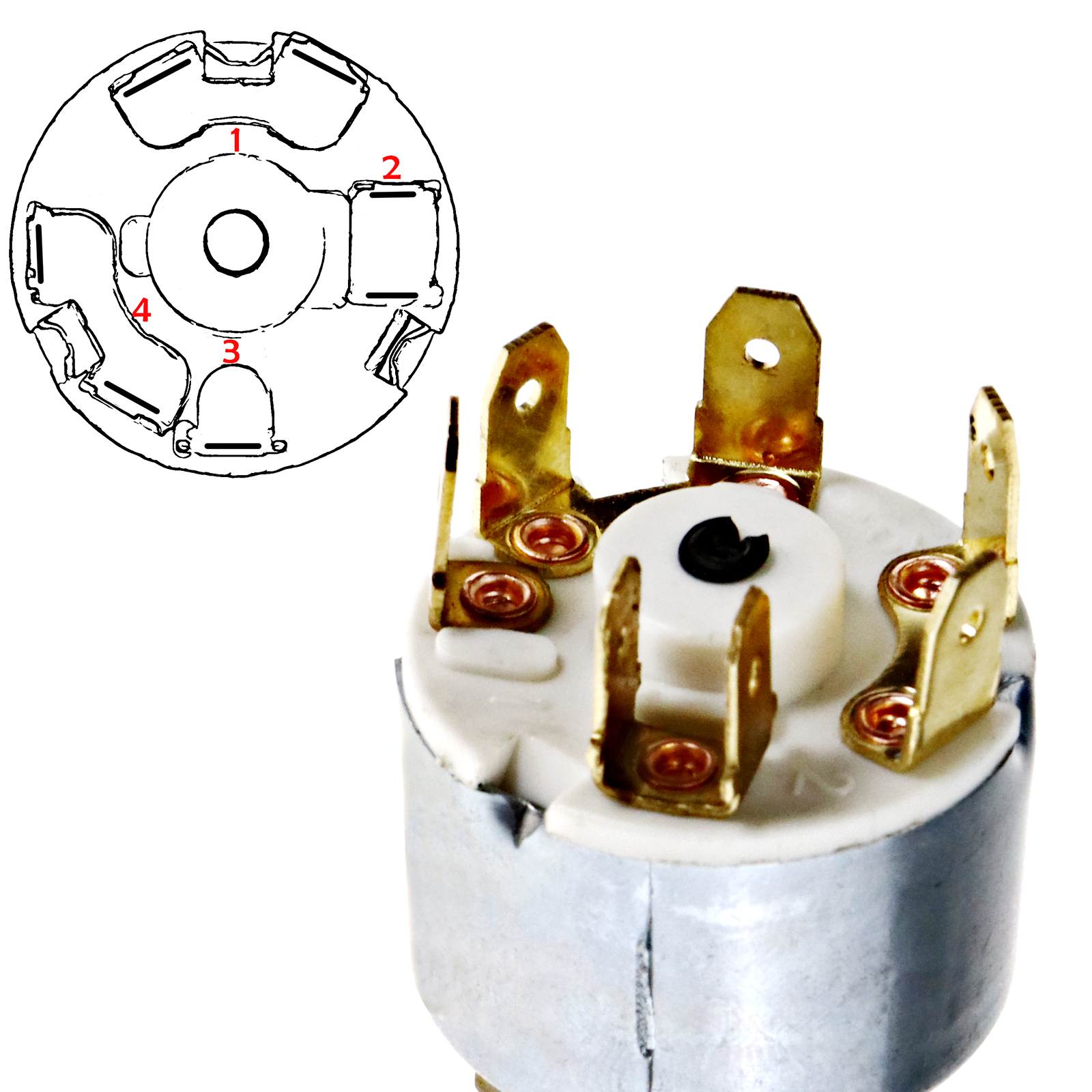 Universal Ignition Switch Wiring Diagram, Car Motorcycle Bike Boat Universal Ignition Key 4 Position Switch Barrel Kit 12v, Universal Ignition Switch Wiring Diagram