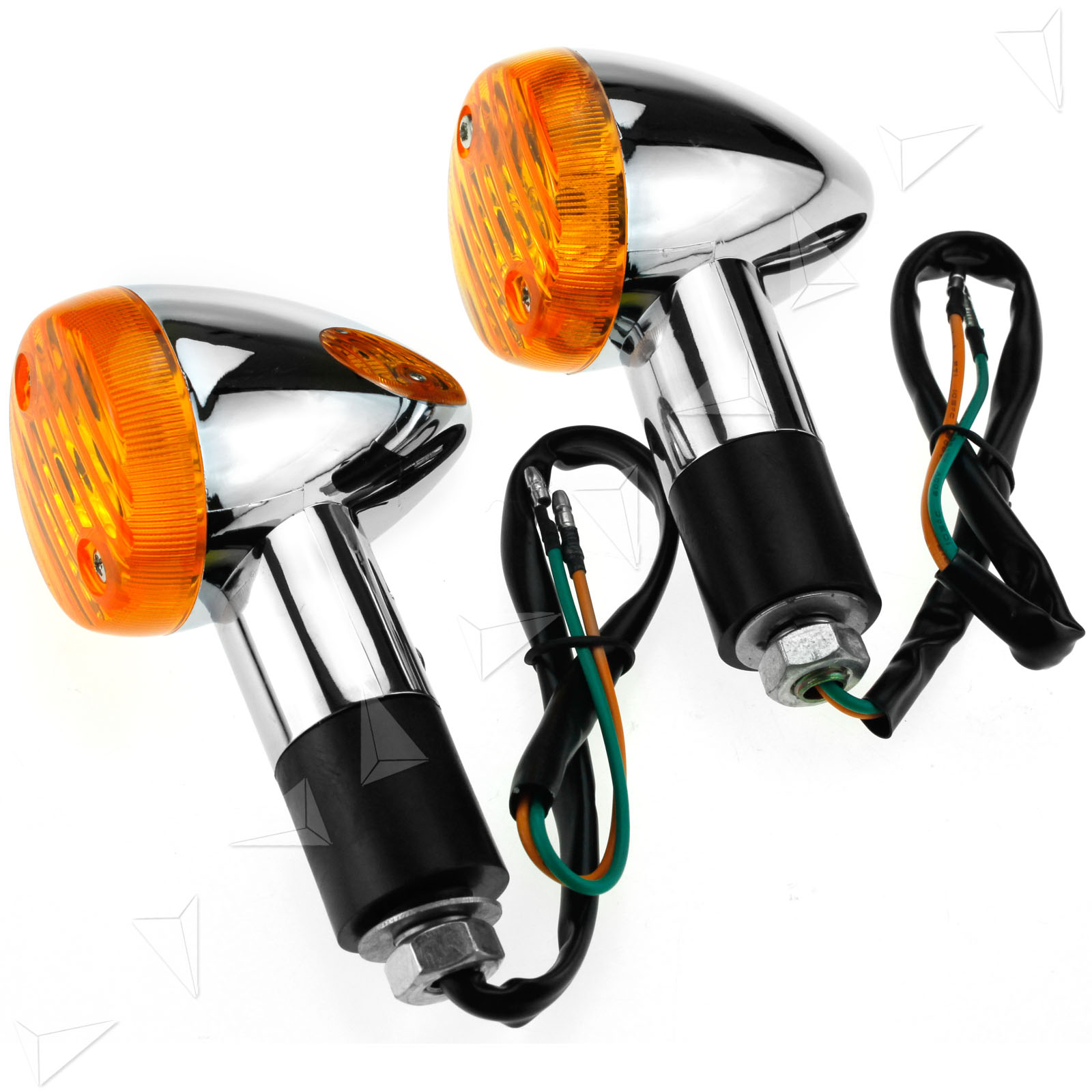 2 x Turn Signal Bulb Indicators Motorcycle/Bike/Motorbike Halogen Lamp ...