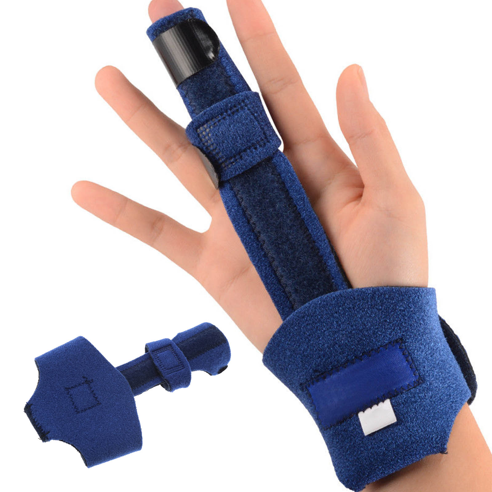 Adjustable Finger Extension Splint Trigger Pain Ease Hand Orthotics