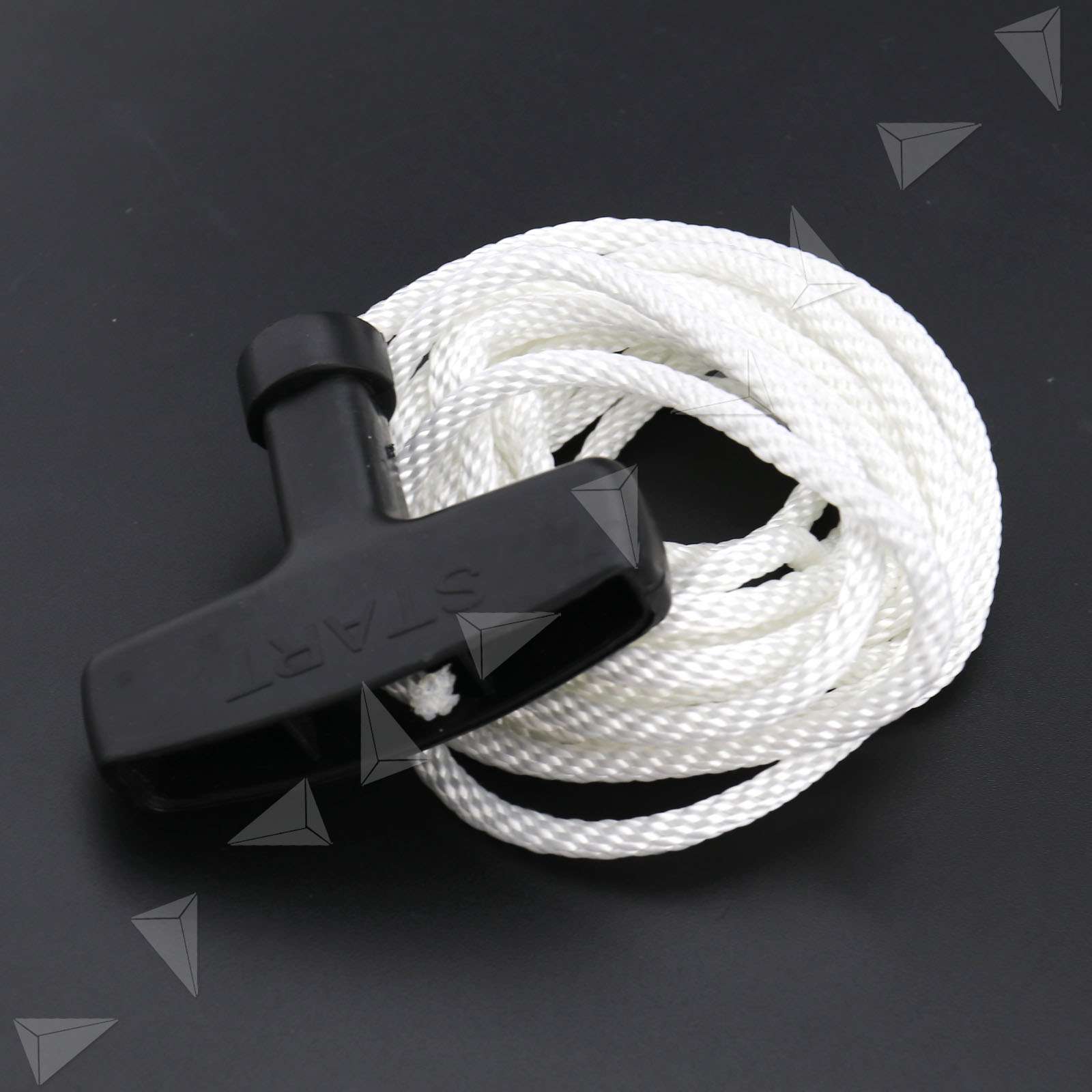 2x Replacement Lawnmower Recoil Pull Starter Cord Rope With Handle Hand Tool 608415834953 Ebay