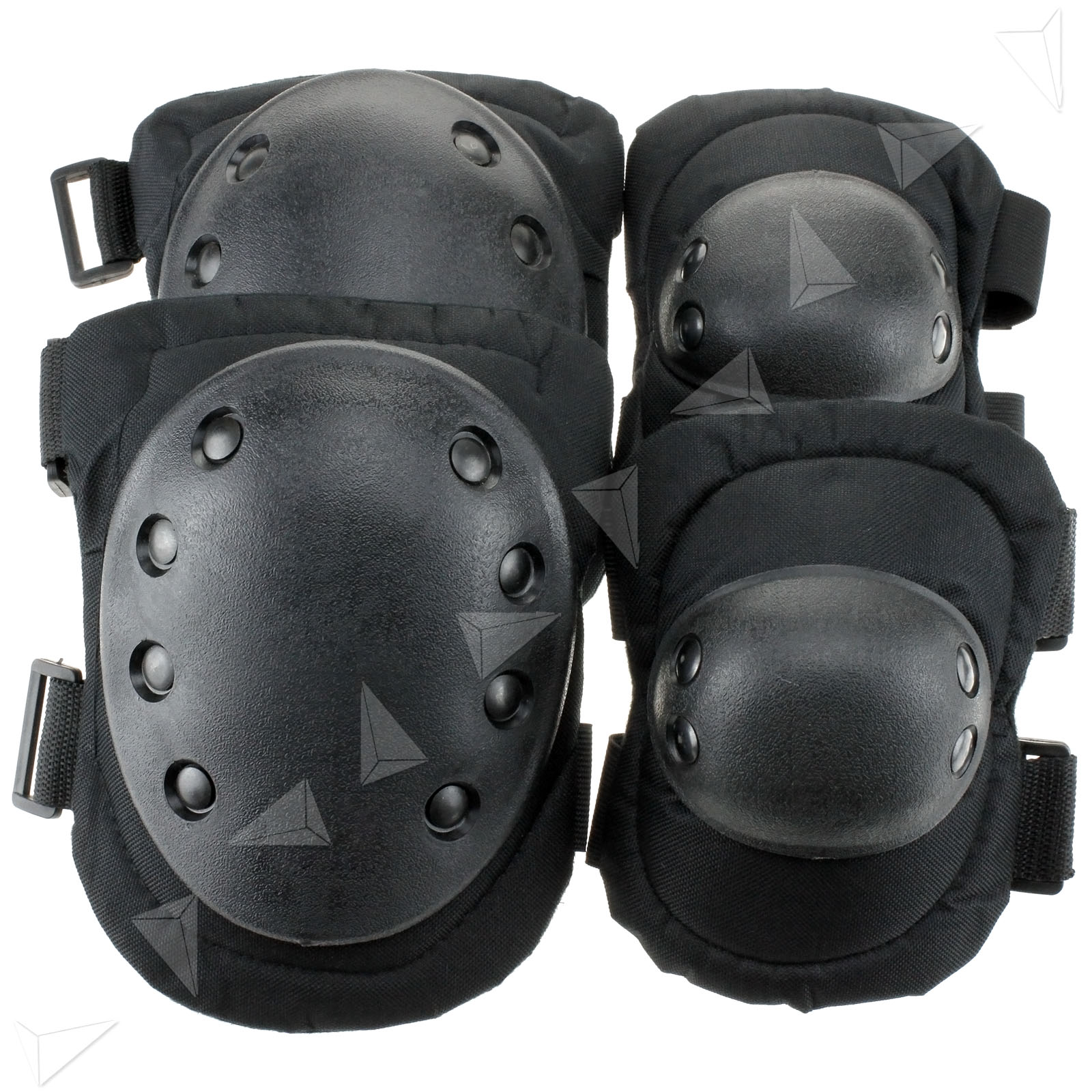 Tactical Military Army Knee Elbow Pads Airsoft Paintball Skate ...