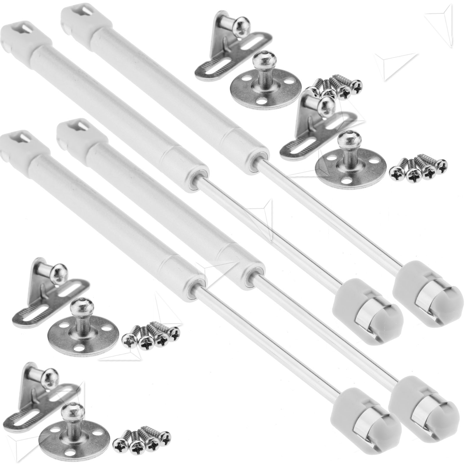 4 X Gas Strut Lid Stay Support Kitchen Cabinet Door Hinge Open Close