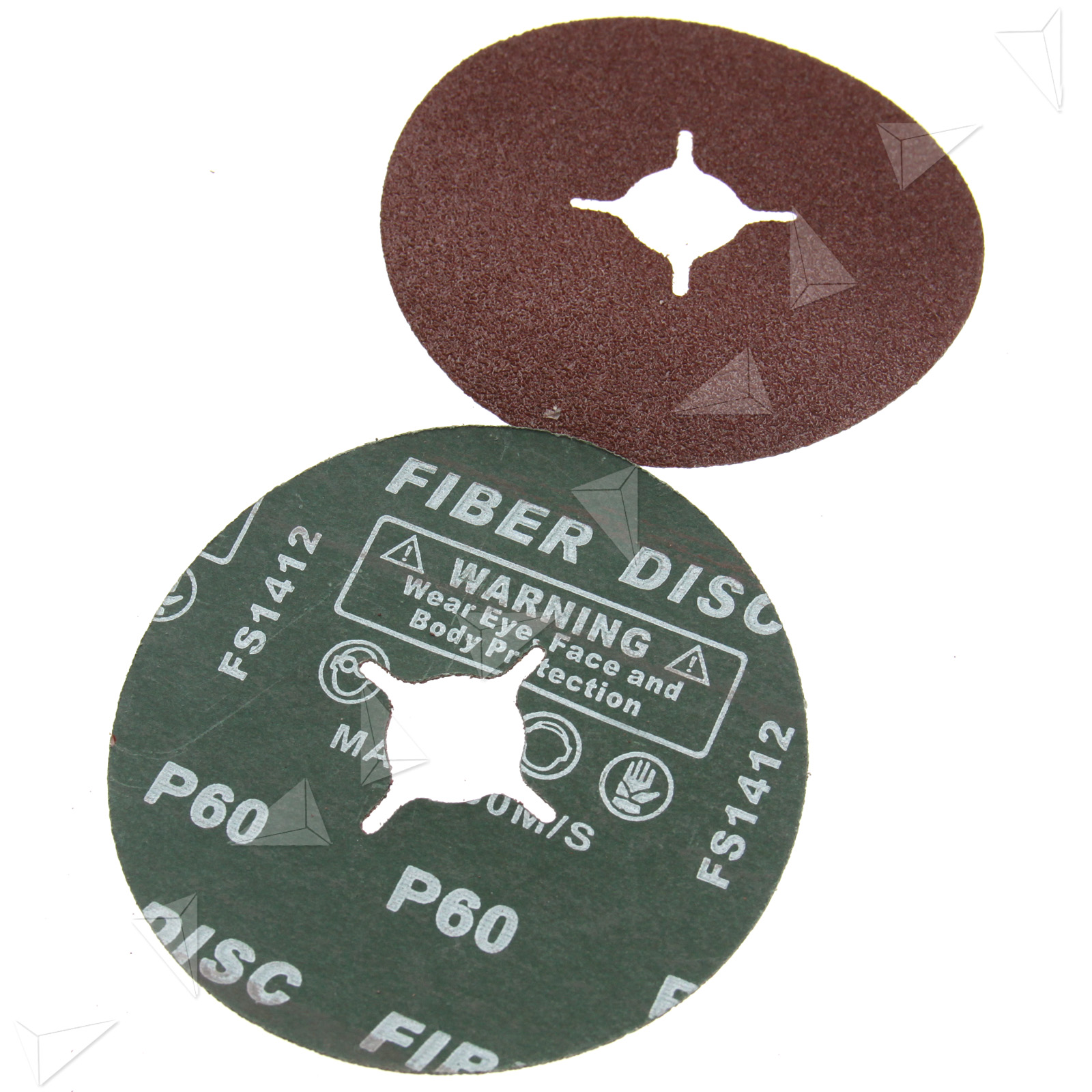 Rubber Backing Pad For Angle Grinder And 30 Fibre Backed Sanding Discs Grinding 702921696378 Ebay