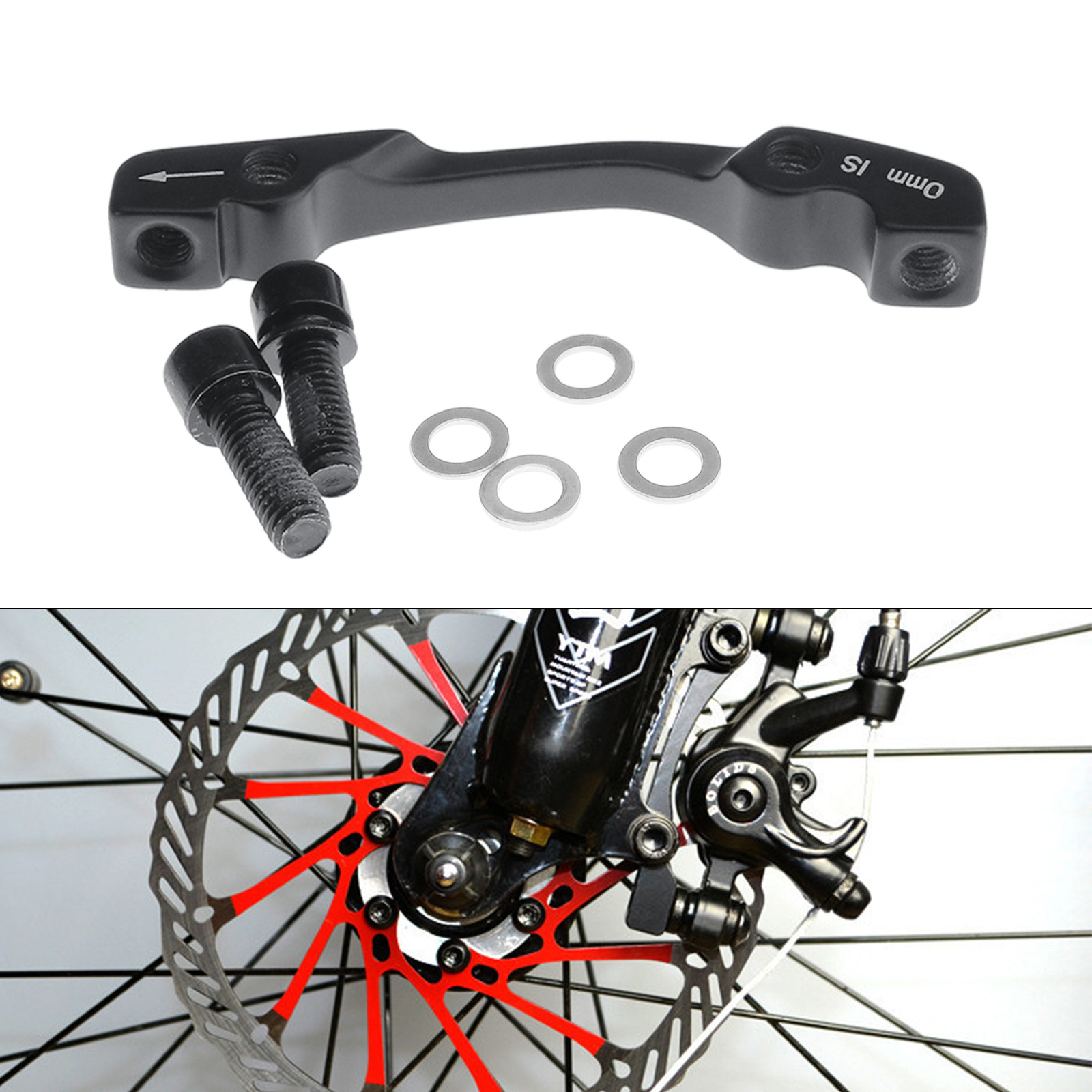 180mm disc brake adapter