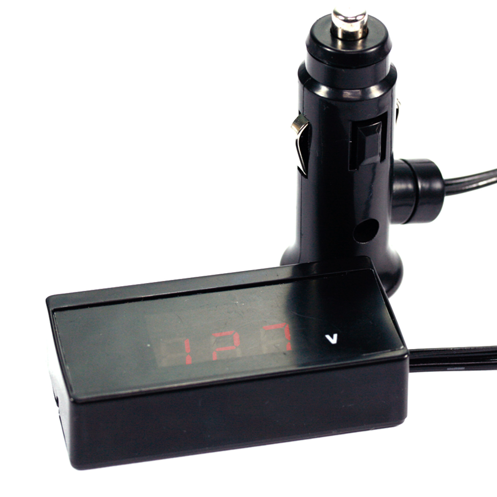 12V/24V Digital LCD Engine Battery Voltage Meter Monitor In Car Auto