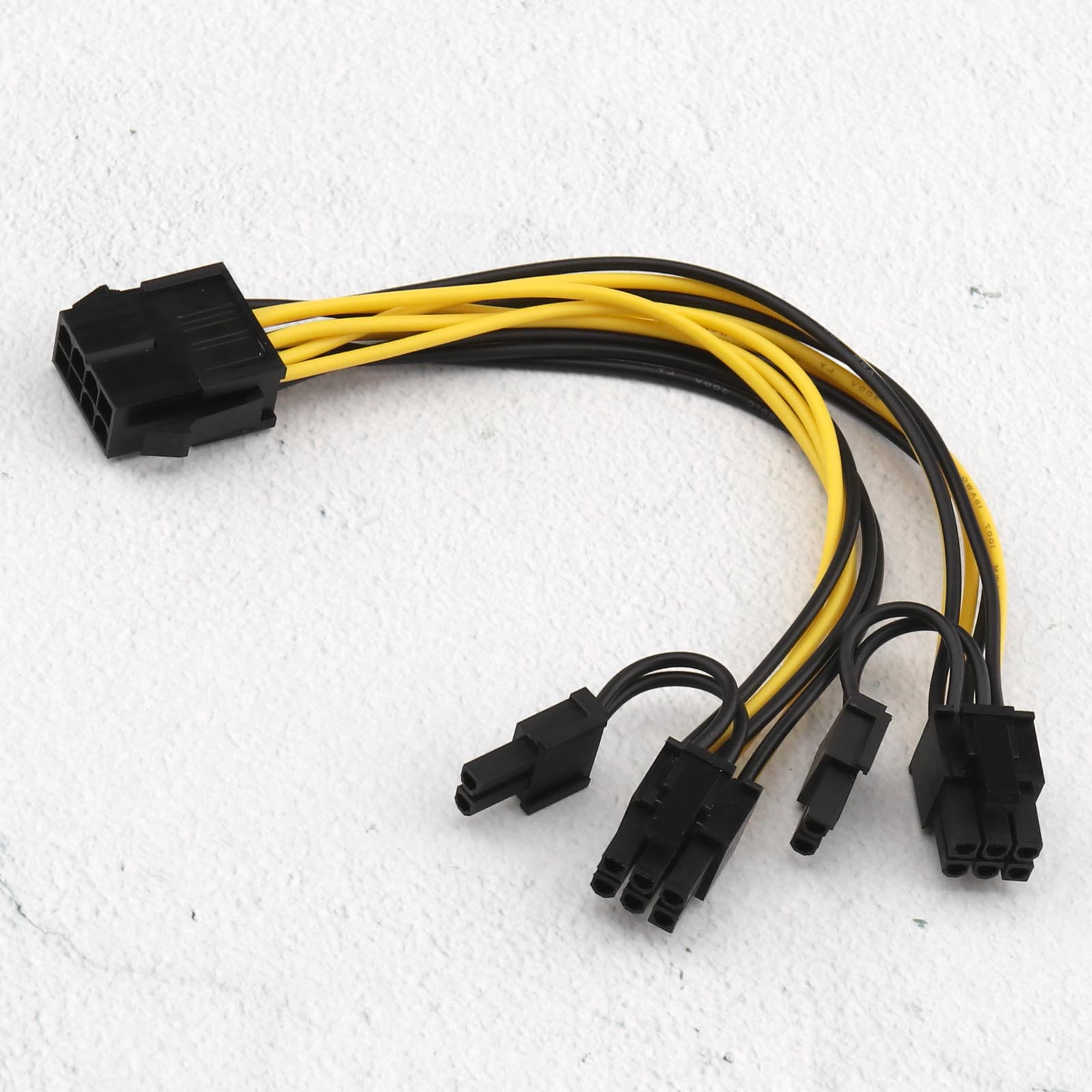 Computer Motherboard Graphics Power Cable 8 Pin Female to 2 Way 6 Pin ...