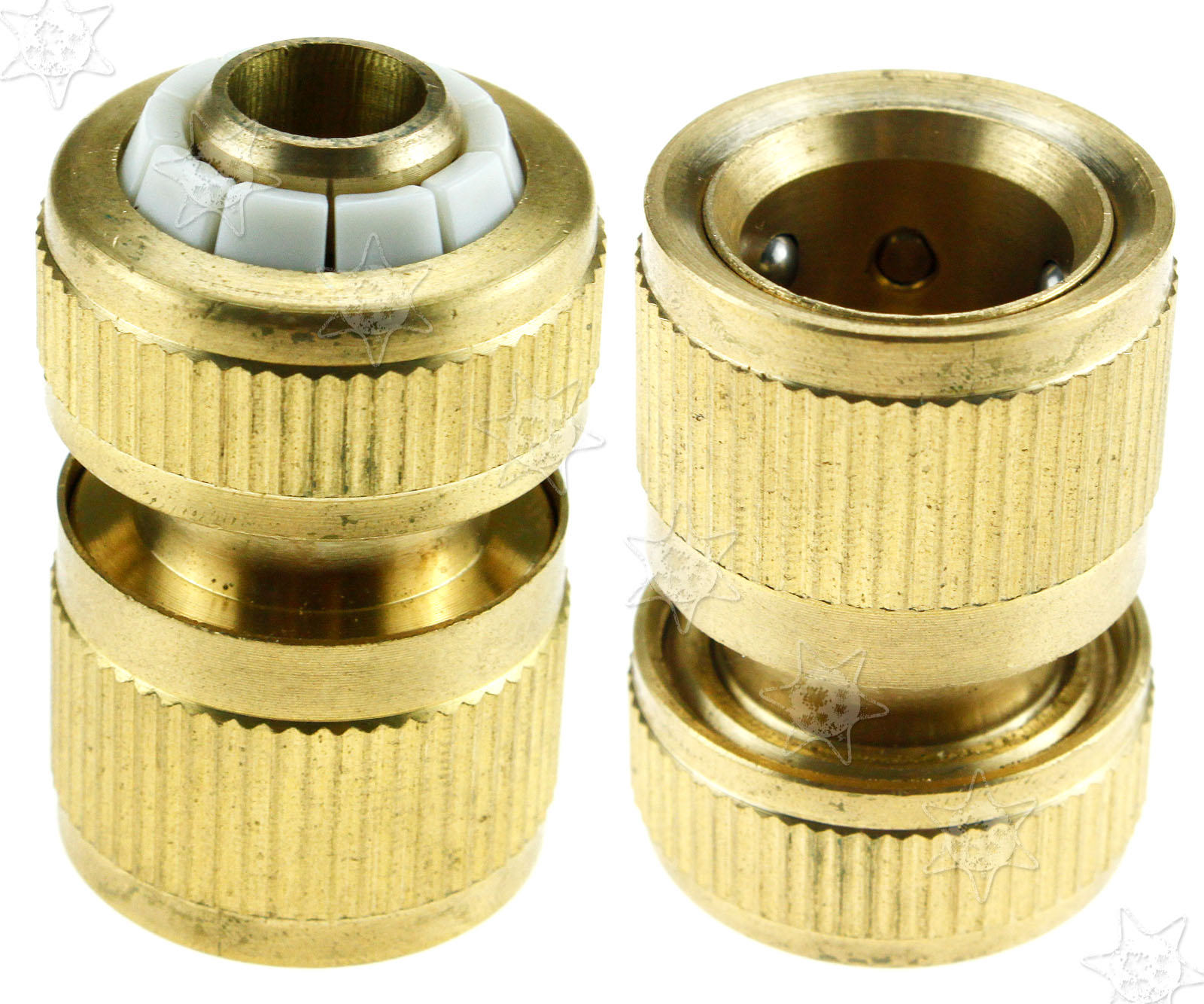 1-2-female-hose-connector-with-auto-stop-solid-brass-quick-connect-ebay