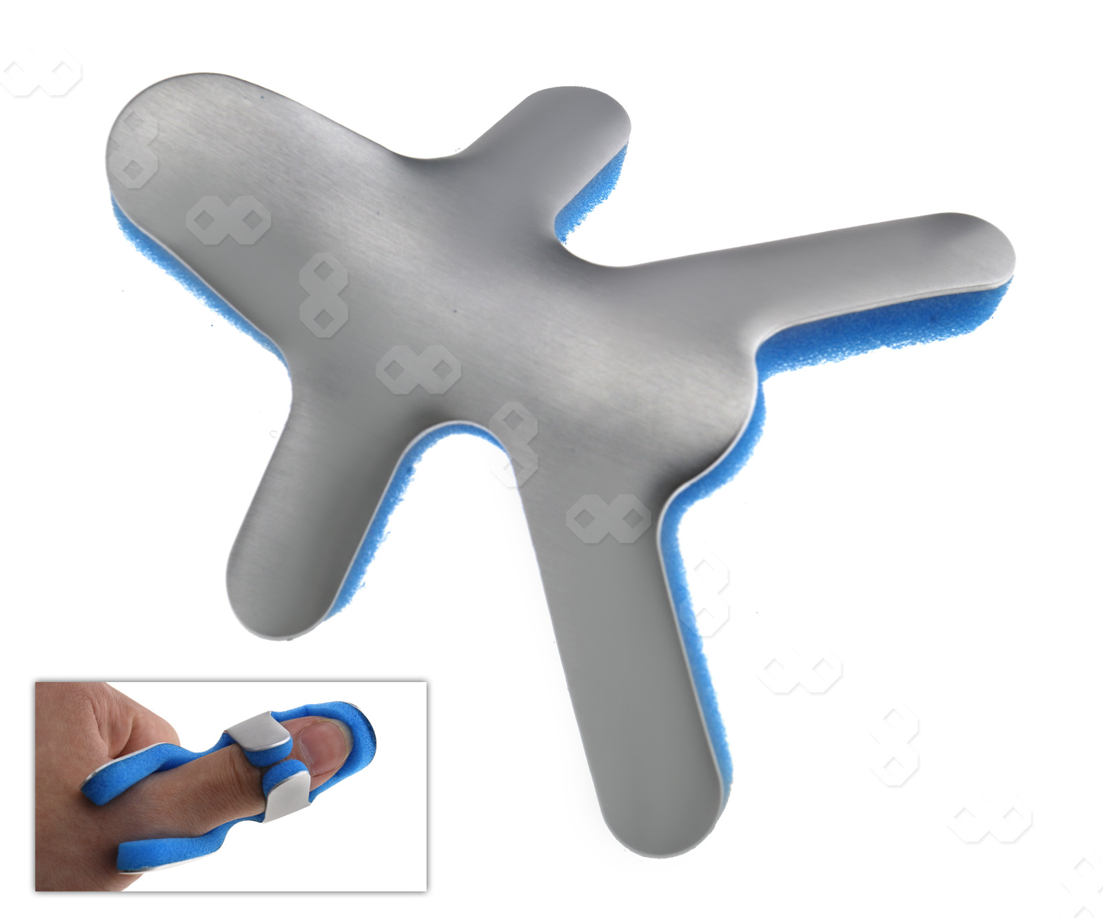 Size L Aluminum&Foam Thumb Sprain Support Finger Splint Pain Relief | eBay