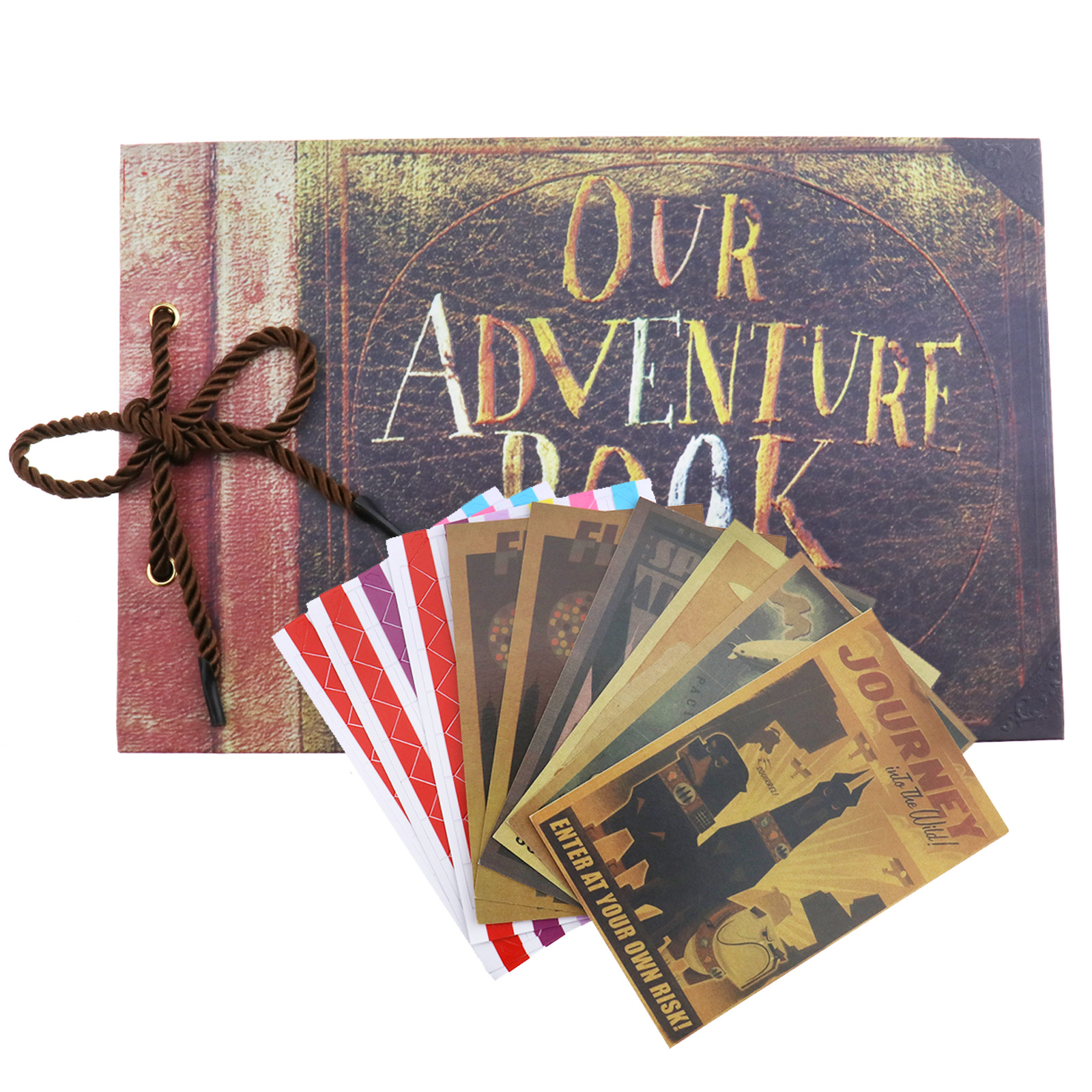 DIY Anniversary Scrapbook Vintage Photo Album Our Adventure Book Gift