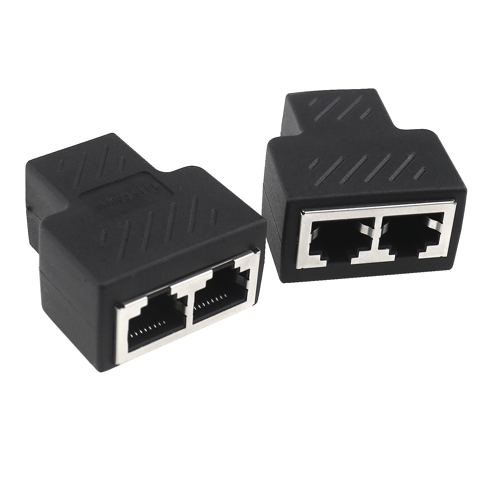 LAN Ethernet Splitter Double Socket HUB Interface Modular CAT5 6 7 ...