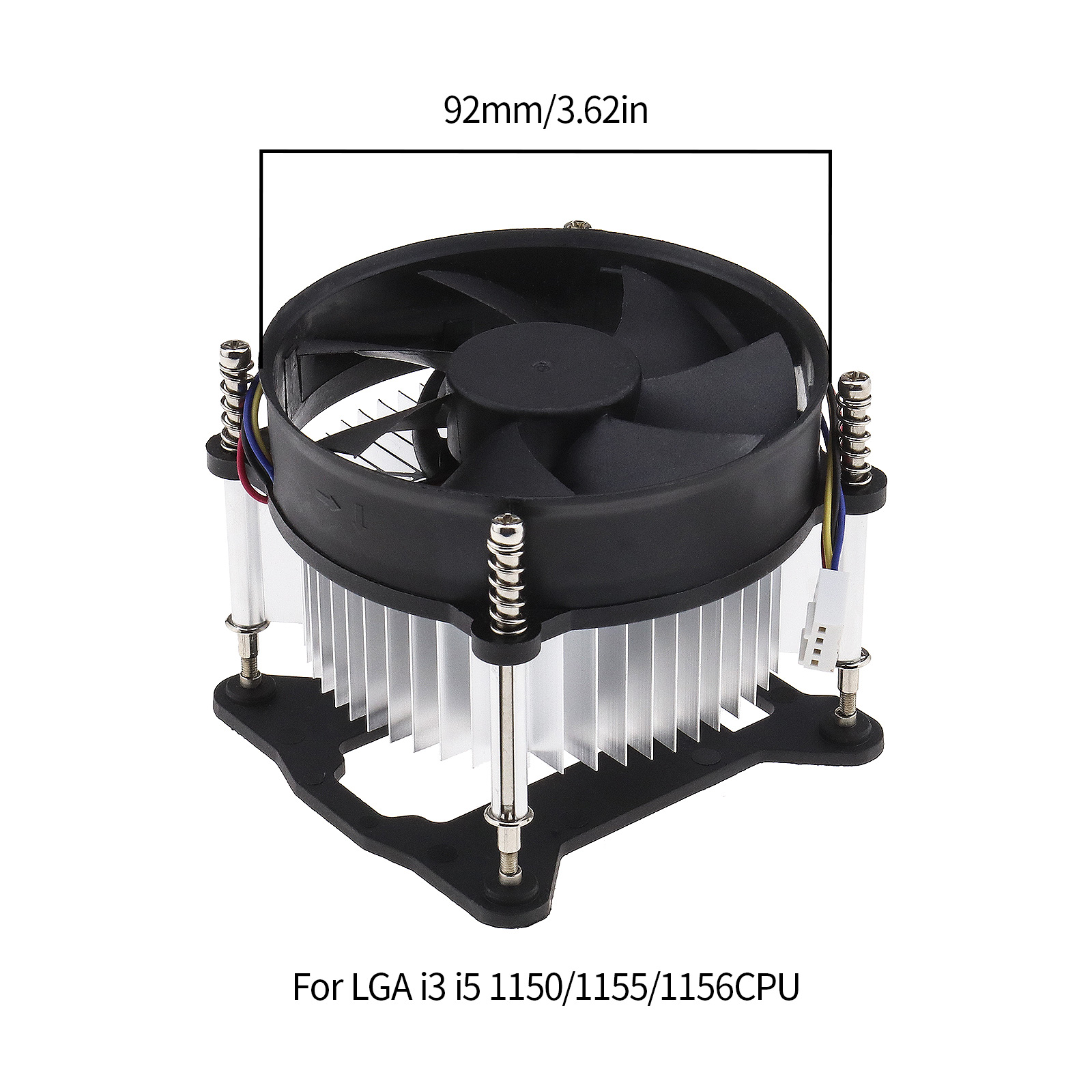 ibuy power i5 pc fan sizes