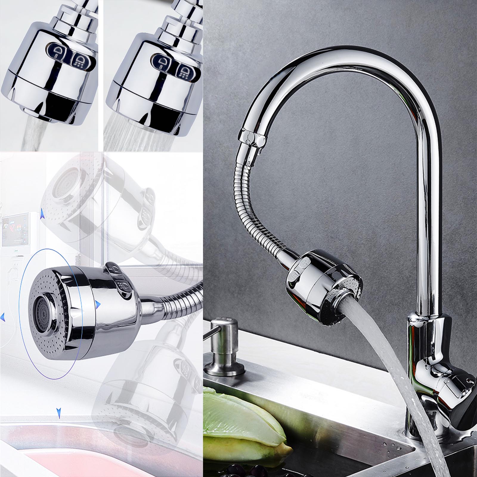 Kitchen Sink Tap Faucet Extender at Louis Williams blog