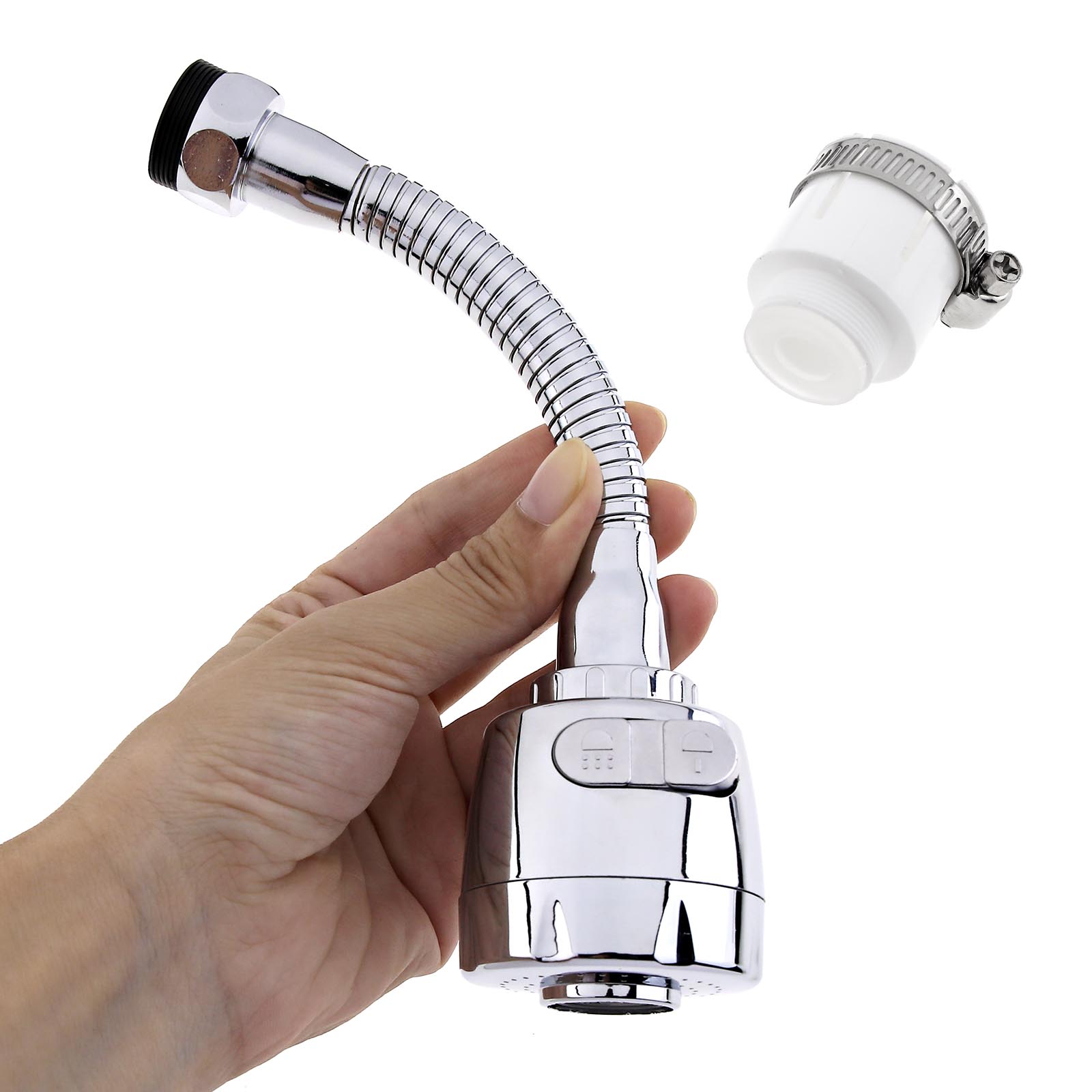 6Pcs Flexible Faucet Sprayer Extender Extension Diffuser ...