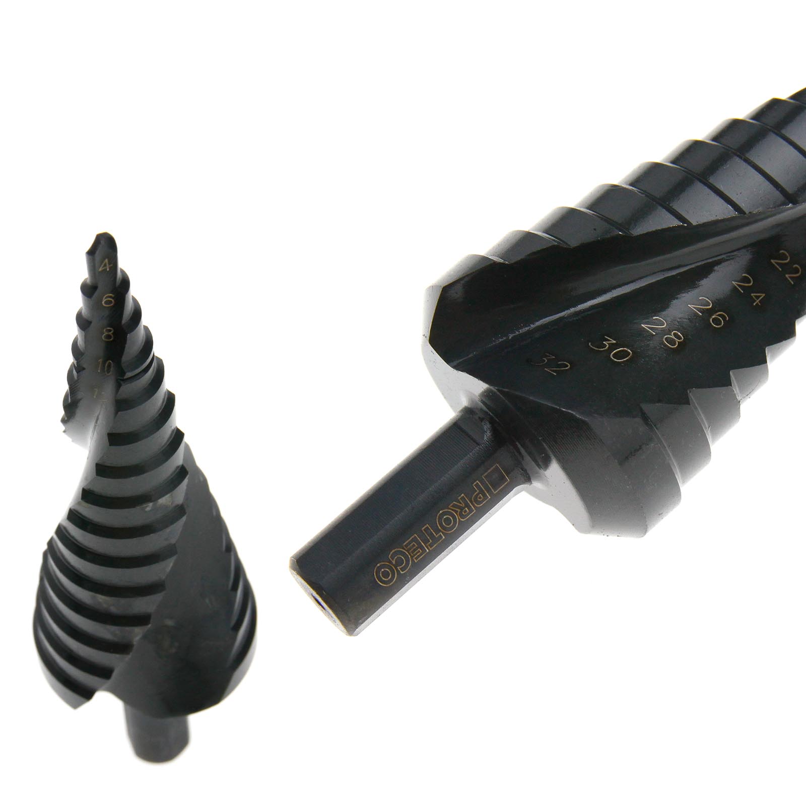 Hole Cutter Step Conical Cone Drill Bit 4-32MM Titanium Nitride Coated ...