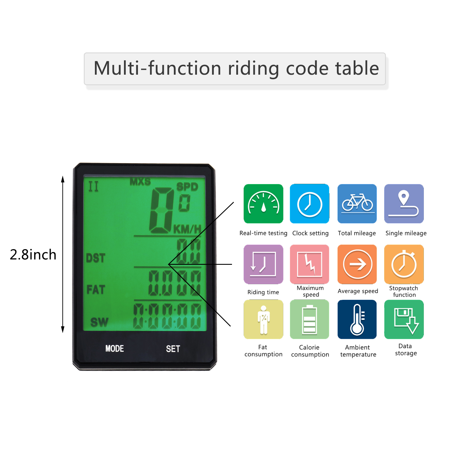 raleigh wireless cycling computer 11 functions