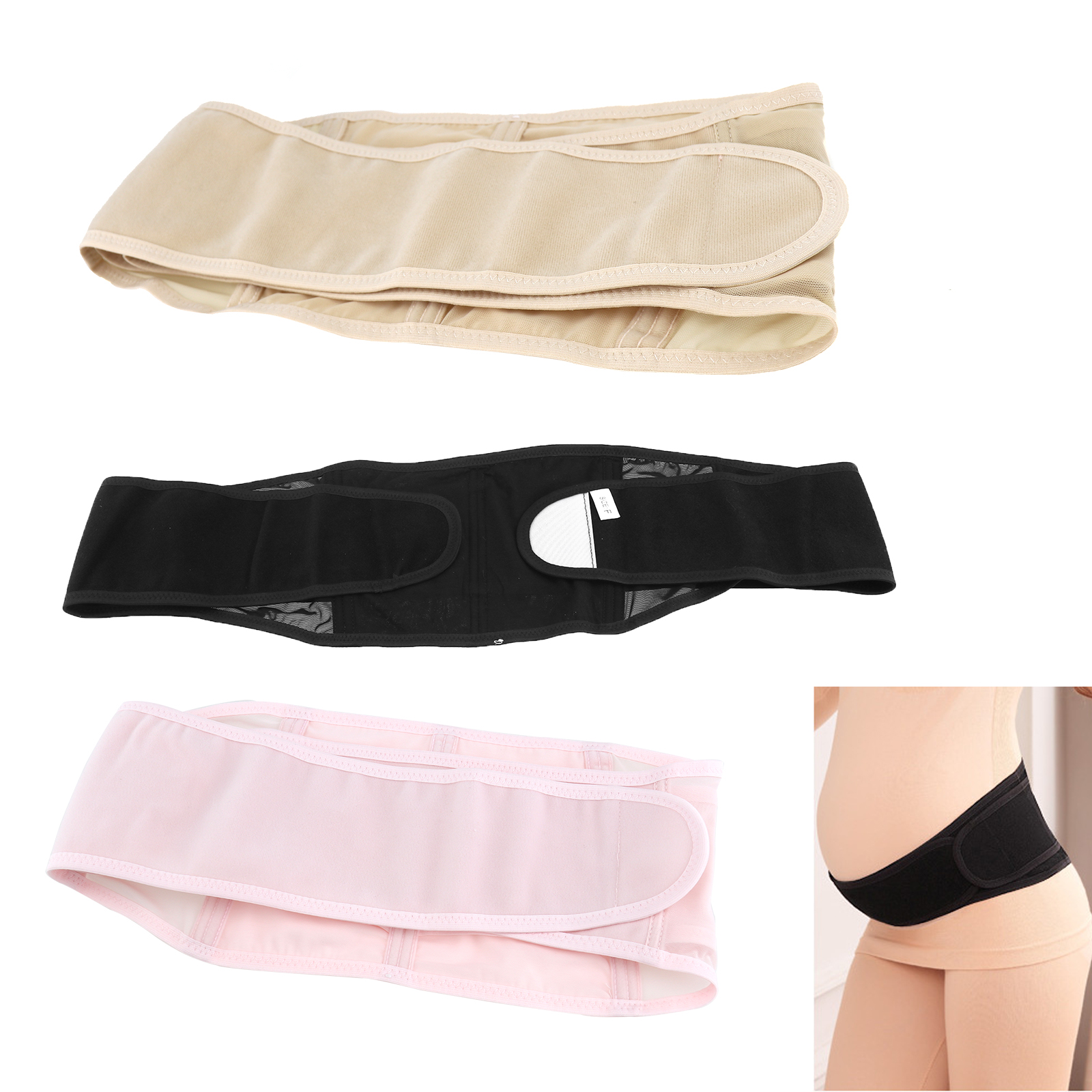 PREGNANCY BELLY SUPPORT Belt Maternity Tummy Wrap Band Stretchable ...