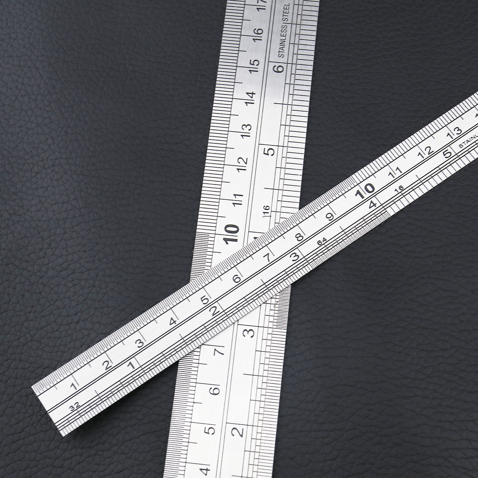 30CM 12 INCH Dawn STAINLESS STEEL METAL RULER RULE PRECISION DOUBLE ...