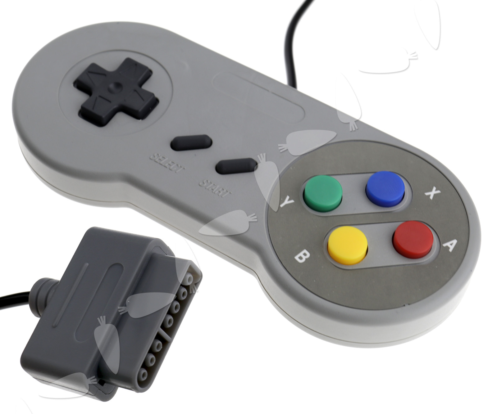 2 x SNES Official Original Controller Pad Gamepad For Super Nintendo ...