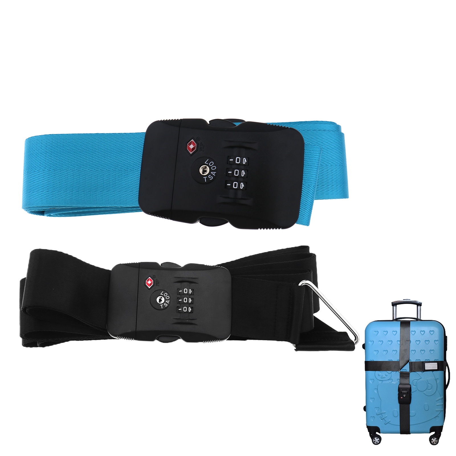 travel belt for suitcase