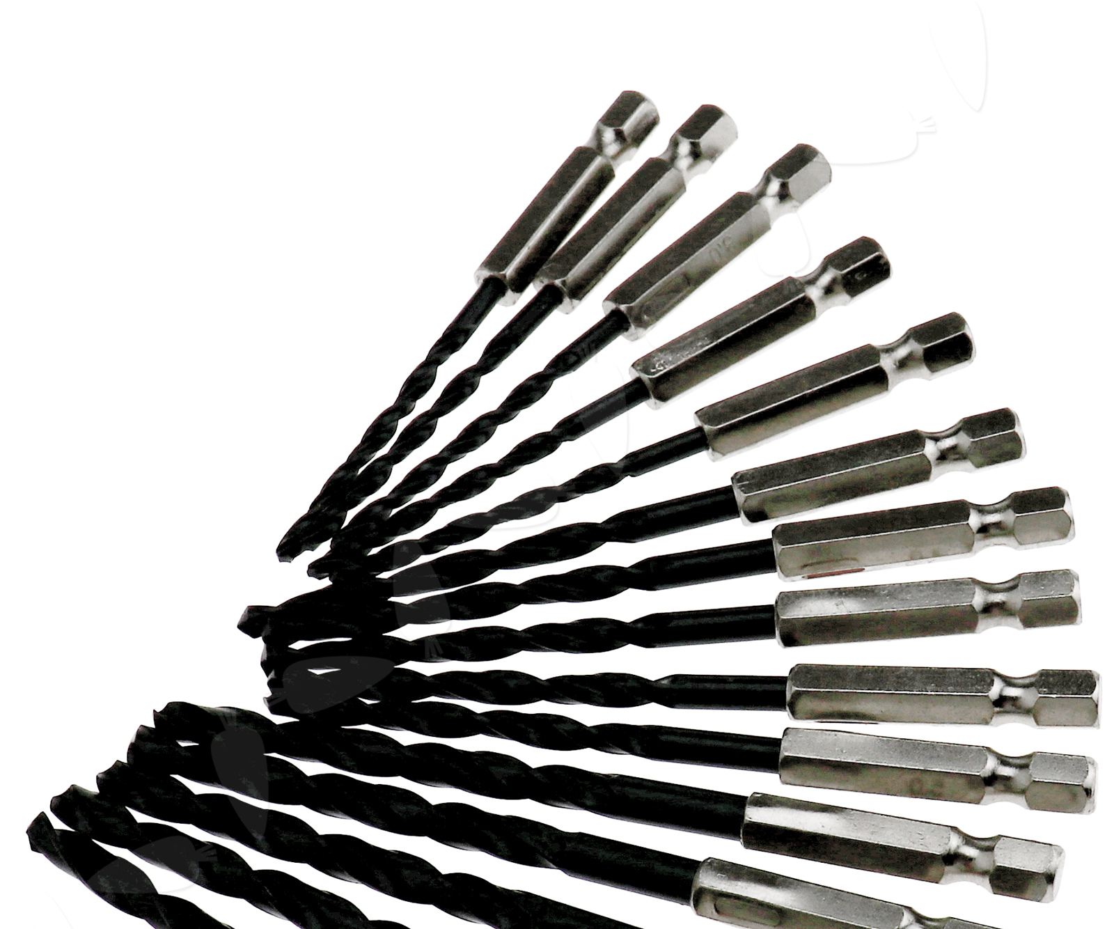 15 Pieces Kit 1/4" Hex Shank Hss High Speed Steel Drill Bits 3mm/4mm