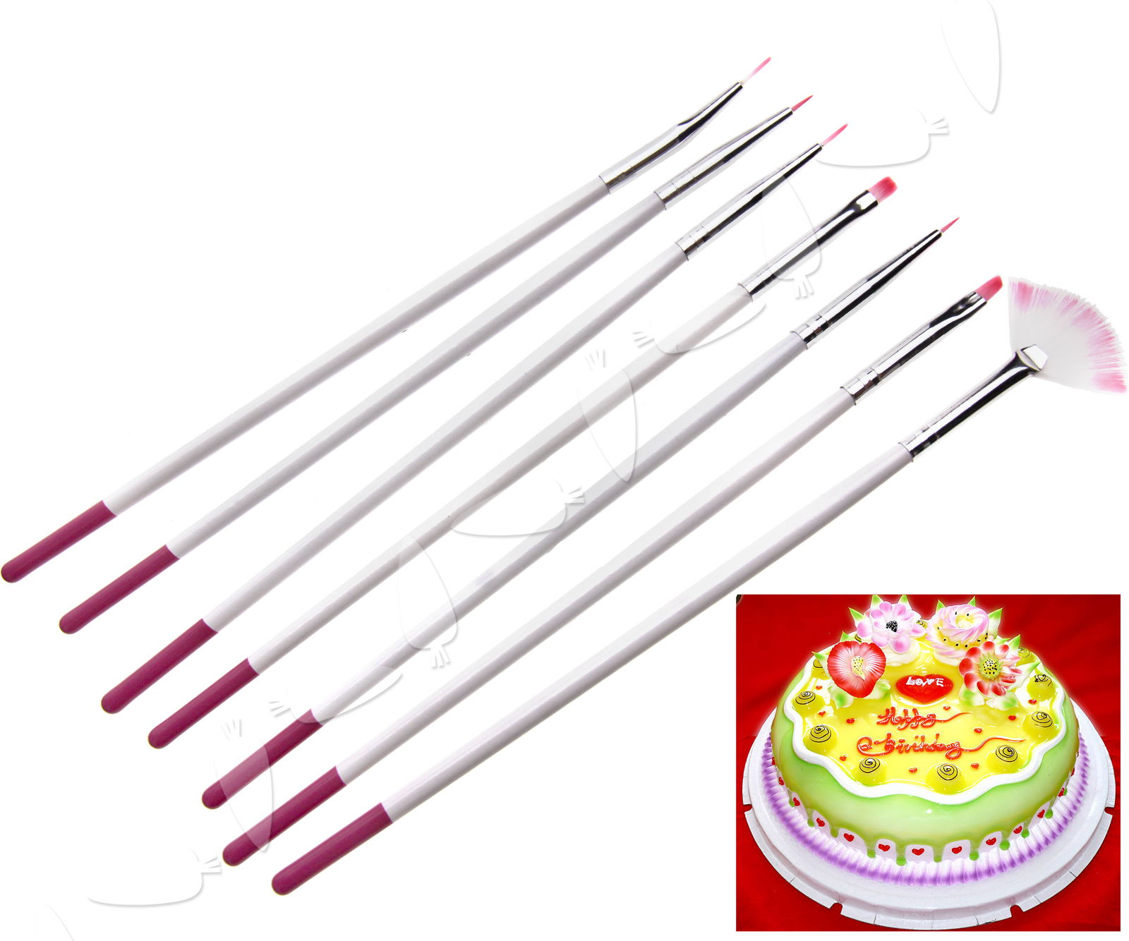 7pcs-fine-flat-pointed-artist-cake-brush-kit-paint-sugarcraft-dusting