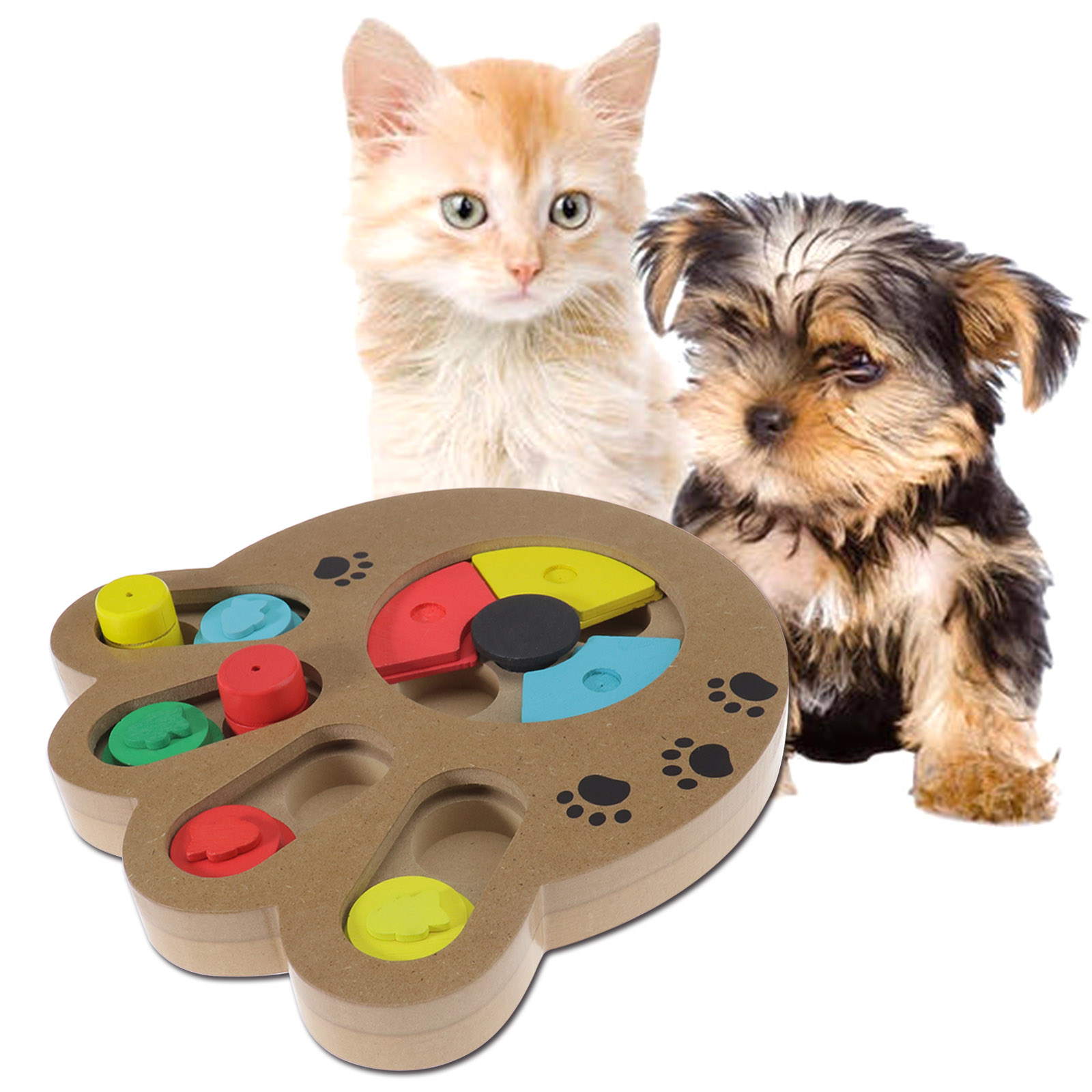 Katze Haustier Spiel Hund IQ Training Spielzeug Intelligenz Puzzle