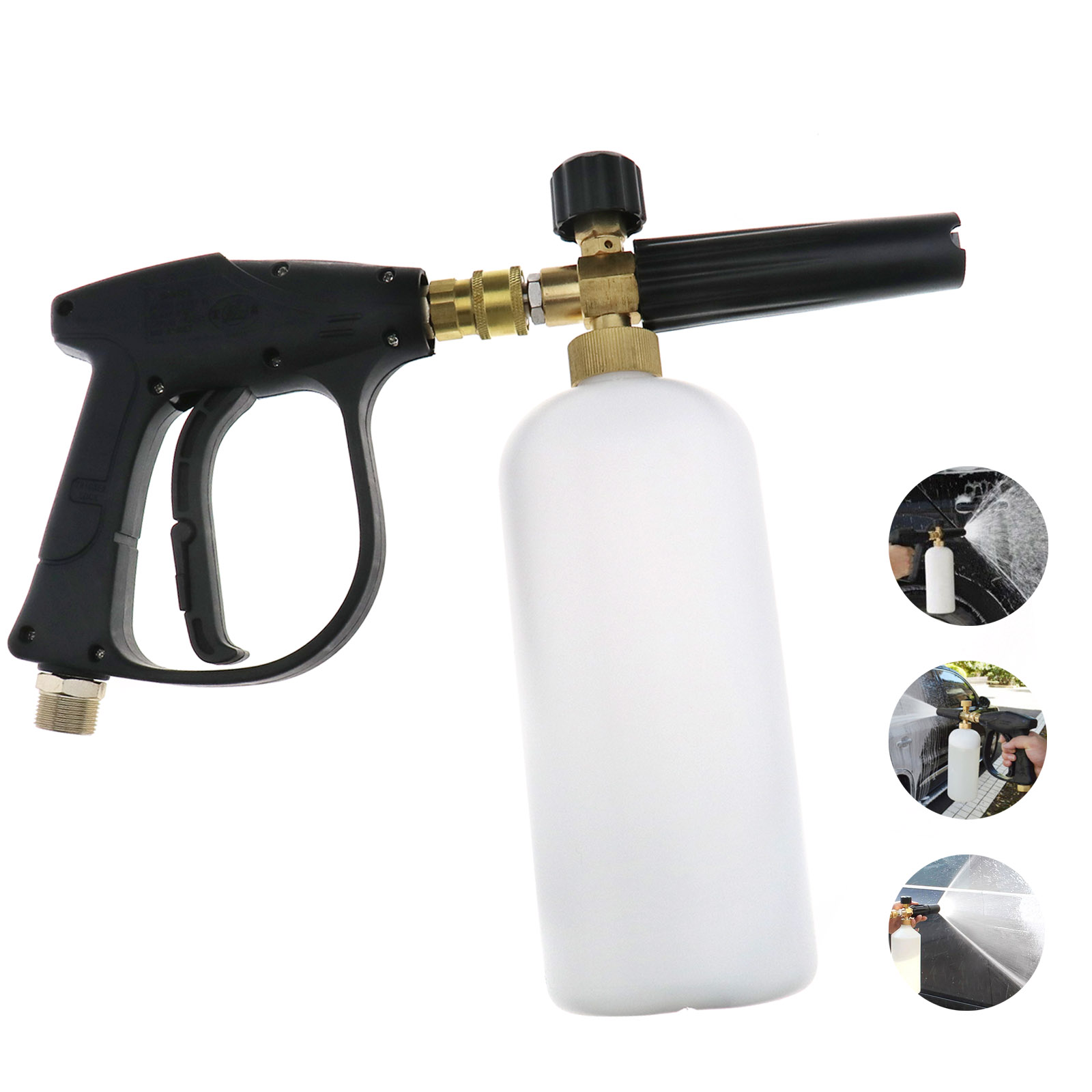 W2 Professional Car Wash Foam Gun Sprayer with 1/4" Quick Connect