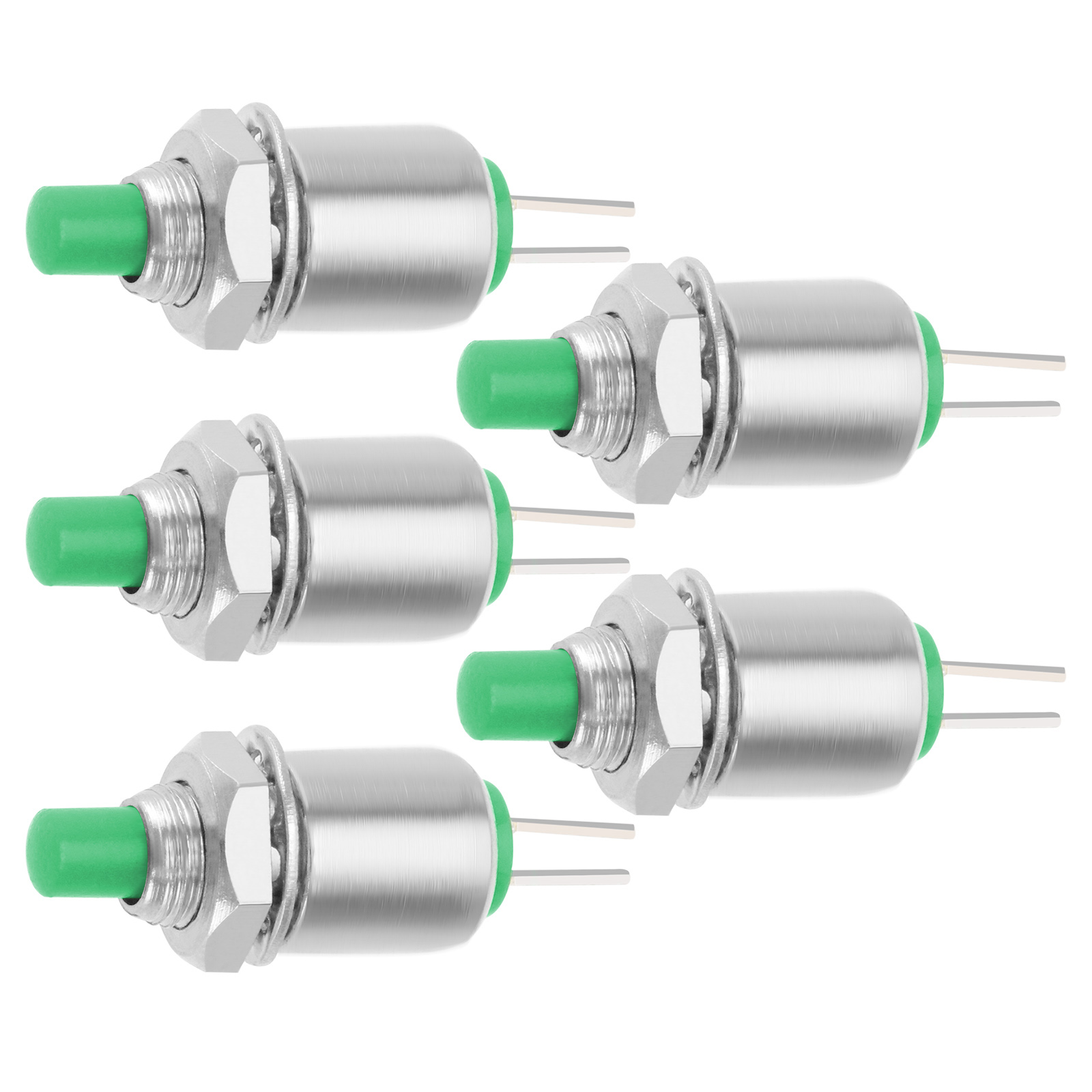 5xMicrominiature Momentary Button-Mini Push Button Switch Off-(On) DS ...