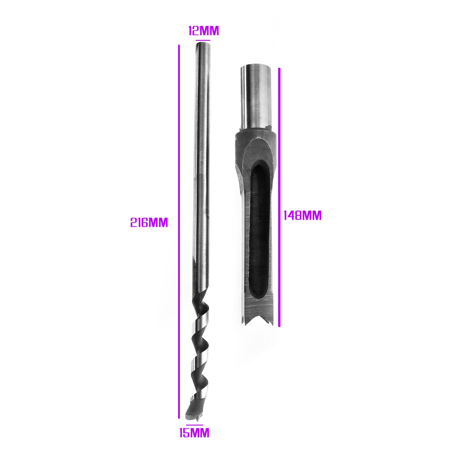 Multifunction Mm Square Hole Woodworking Tool High Speed Steel Drill Bit Ebay