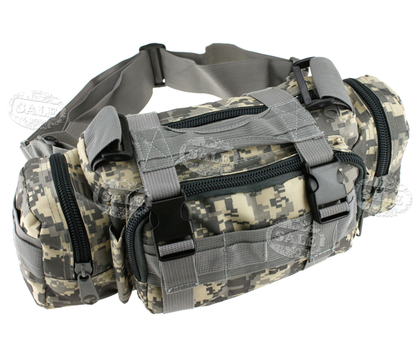 Outdoor Military Tactical Hiking Camping Trekking Waist Bag Pack CP ...