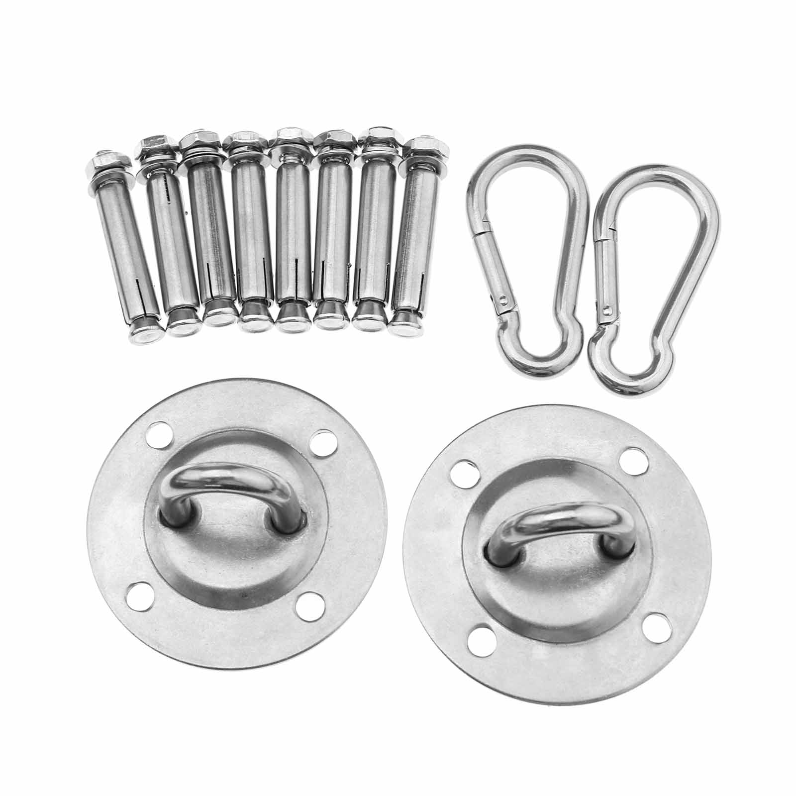 Details About 2 Pack Stainless Steel Ceiling Hooks Yoga Hook For Hanging Swing Chair Hammock