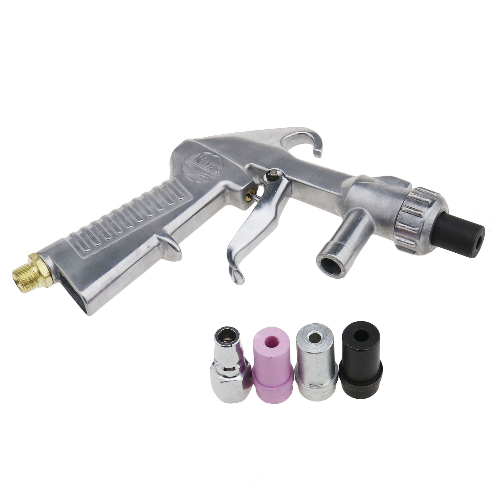 Air Sandblaster Sandblasting Blast Gun 4 Nozzles Connector Sand Suction Pipe 786862915095 Ebay