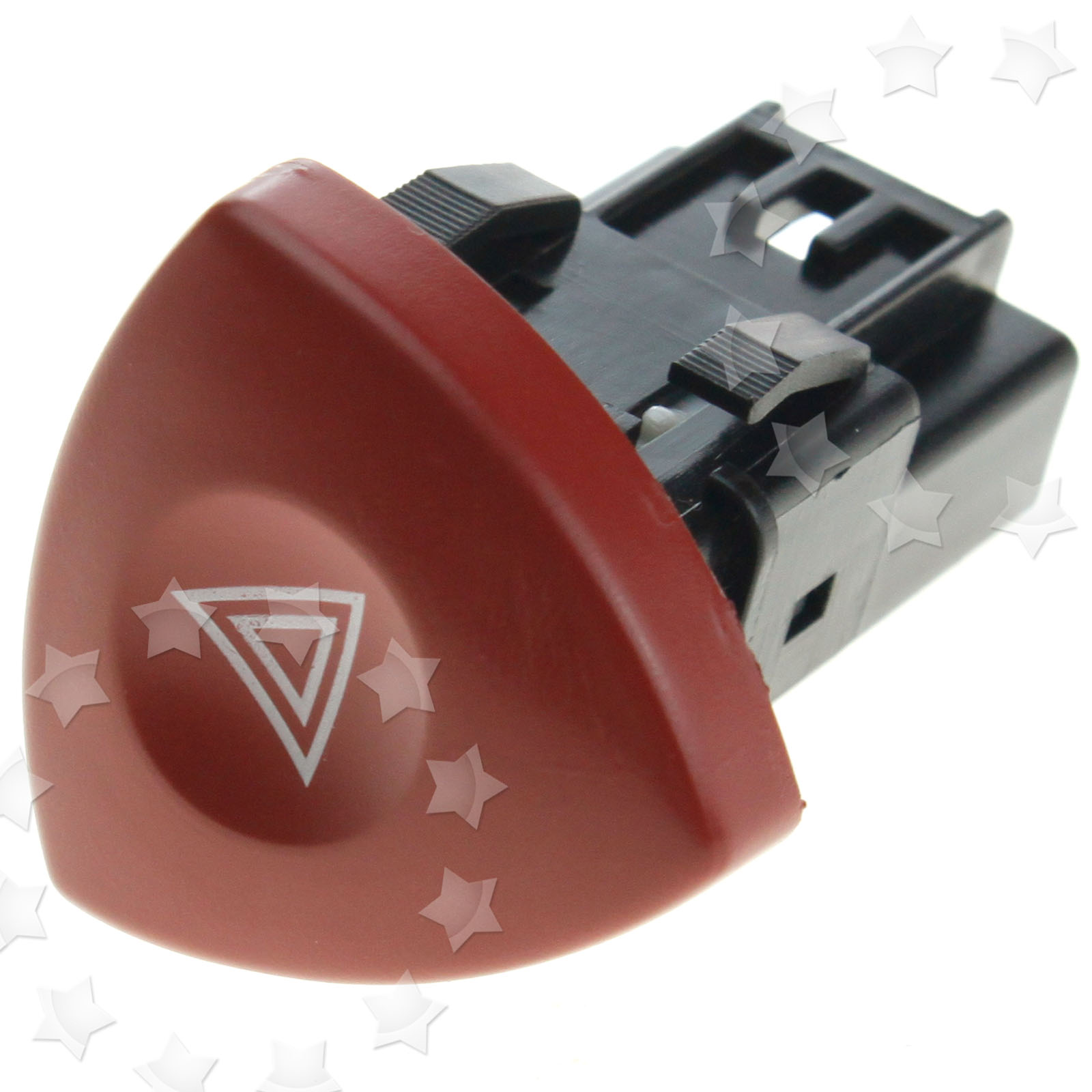 Red Triangle Hazard Warning Light Switch Button Dash For Renault Laguna