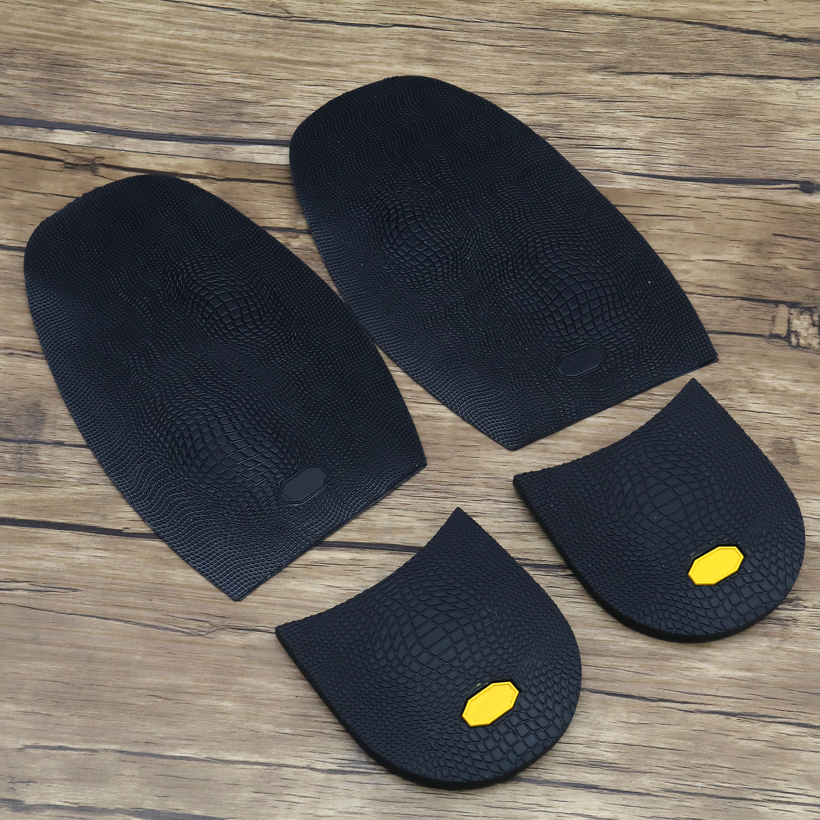 Unisex Rubber Soles Heels Pads Grip DIY Wear-resistant Shoe Repair ...