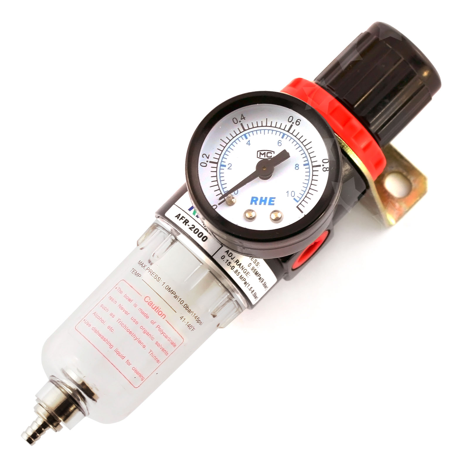 Simple Installation Air Filter Pressure Regulator Compressor & Gauge ...