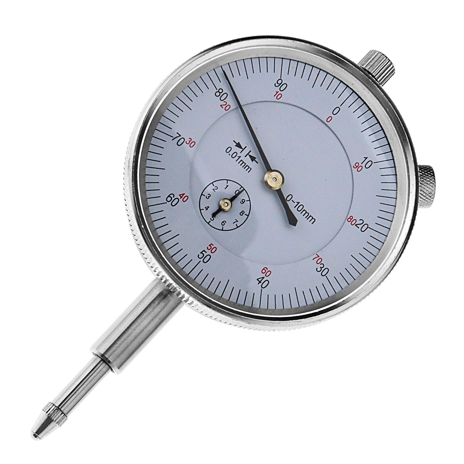 0.01MM DIAL OUTER INDICATOR MEASURING ACCURATE CLOCK GAGE METRIC 0-10MM ...