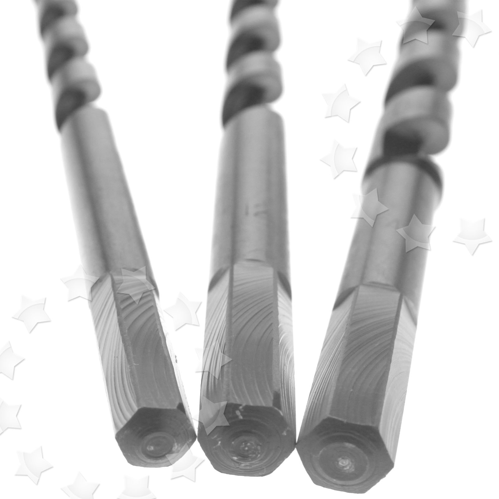 5PCS 6 8 10 12 14mm Wood Drill Bits Wookworking Auger Bit Set 230mm Hex ...