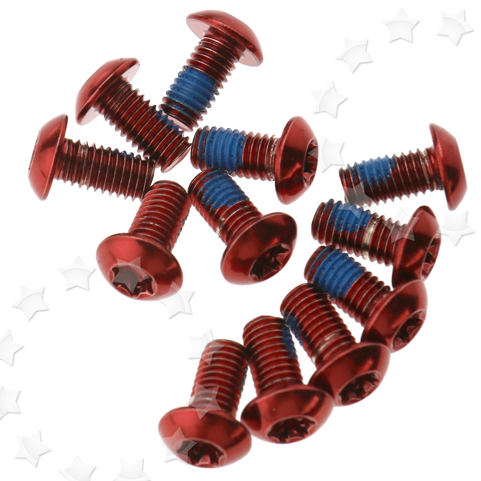 12Pcs Disc Brake Rotor Screw Bolts M5 x 10mm Size MTB Bike Cycle Parts ...