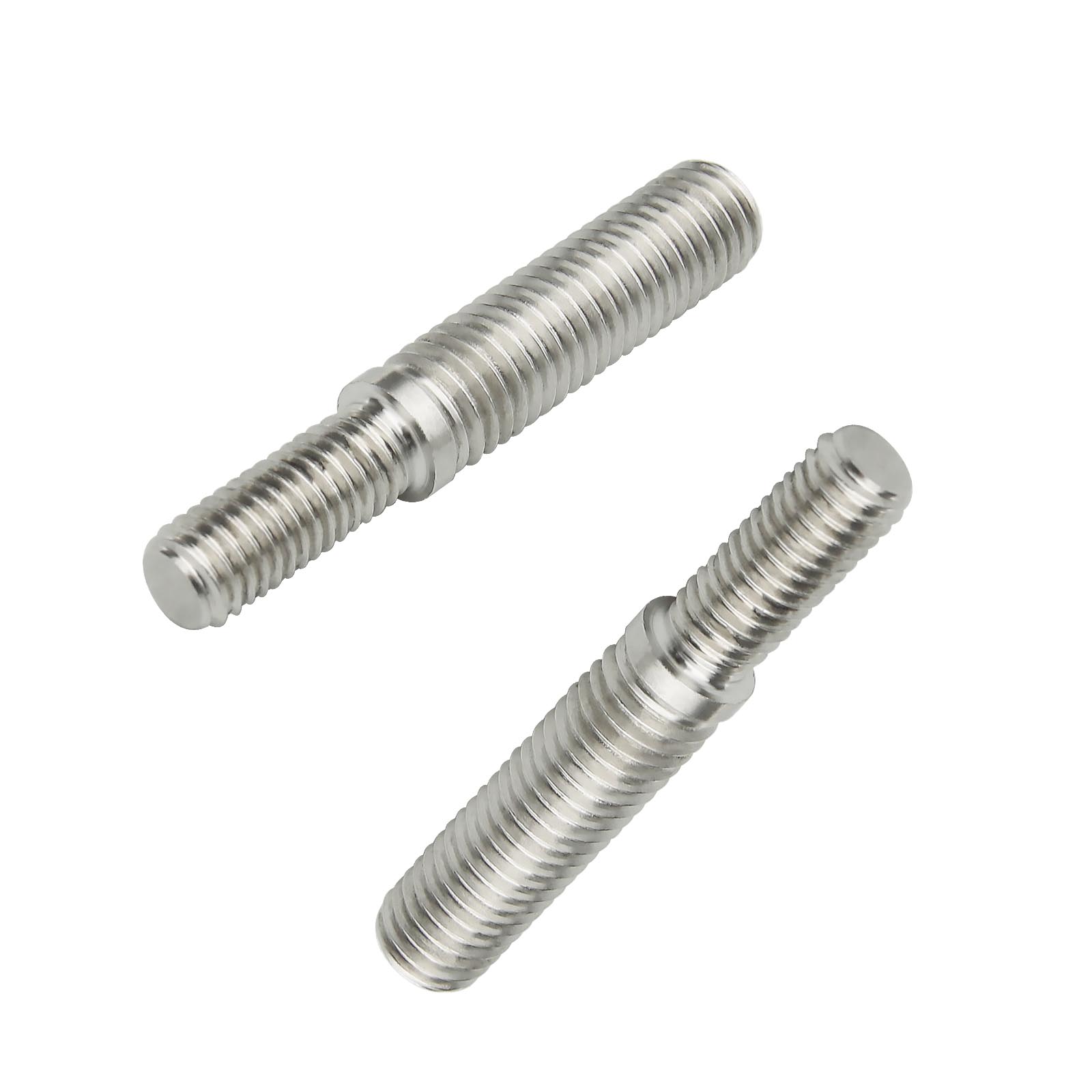 M6 to M8/M8 to M10/M10 to M12 Double End Threaded Stud Screw Bolt 2Pcs