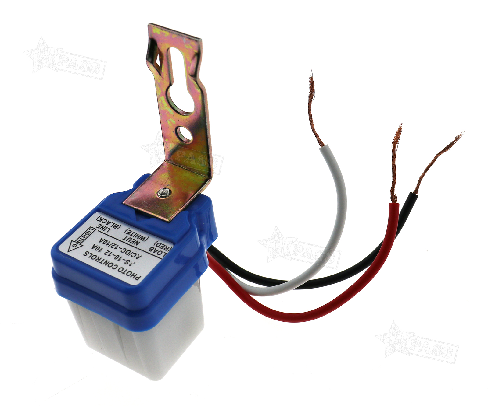 AS-10 AC/DC 12V Dusk till Dawn Automatic Photocell Light Sensor ...