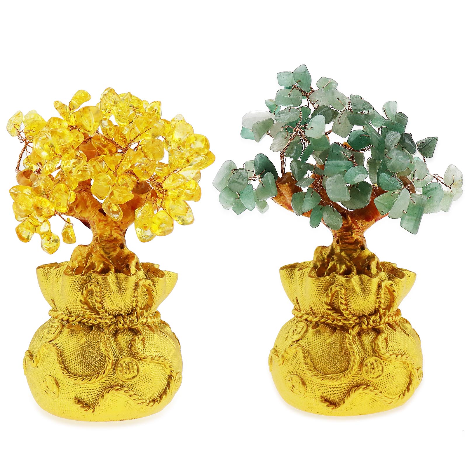 Um Reichtum Gluck Wohnkultur Geschenk 7 2 Feng Shui Crystal Geld Baum Qubaa Eg Com