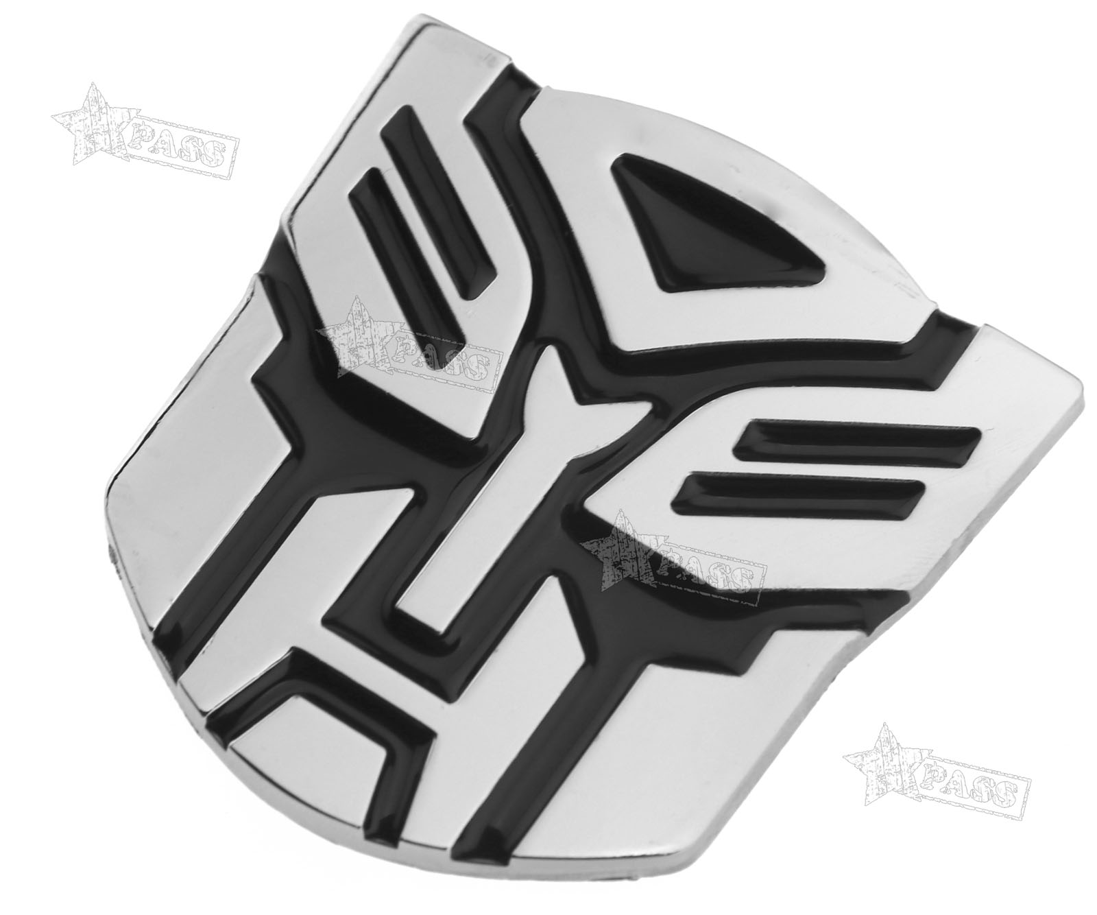 TRANSFORMERS CAR BADGE AUTOBOT 3D CHROME STICKER EMBLEM DECAL LOGO | eBay