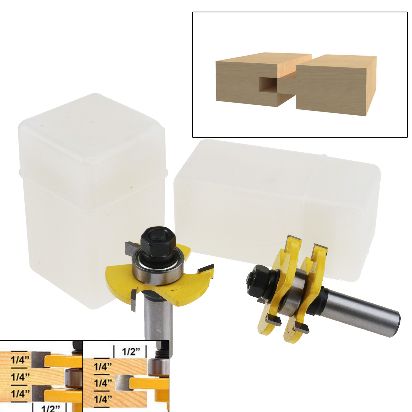 tongue and groove router bits for 2 inch stock