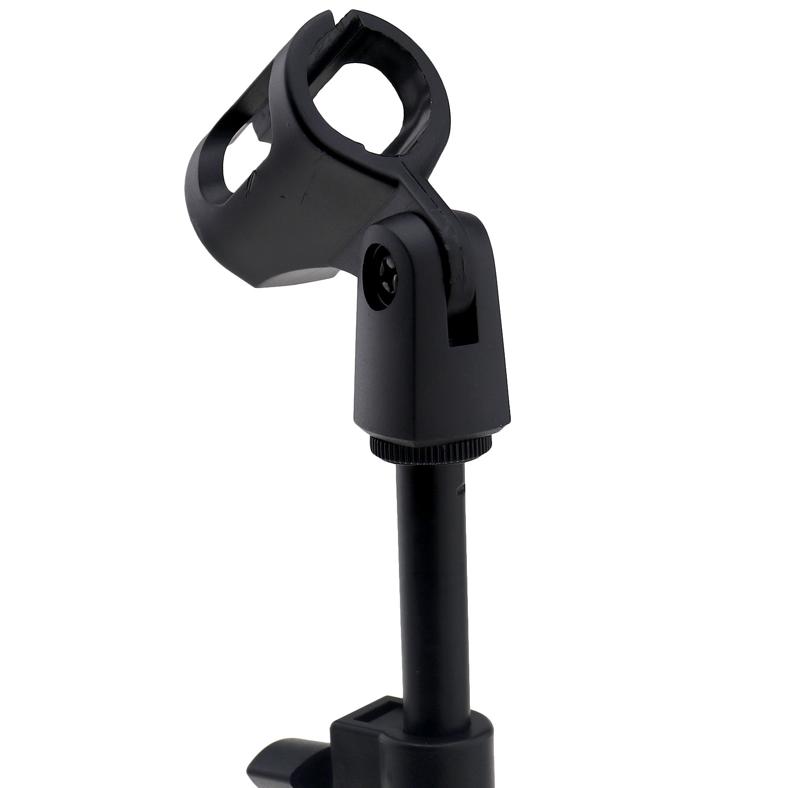 Desk Table Solid Base Microphone Stand Mic Holder Clamp For Podcasts ...