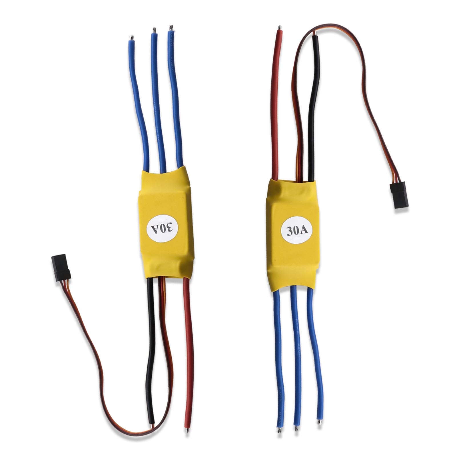 2x 30A Brushless Motor & ESC Yellow for Airplane ...