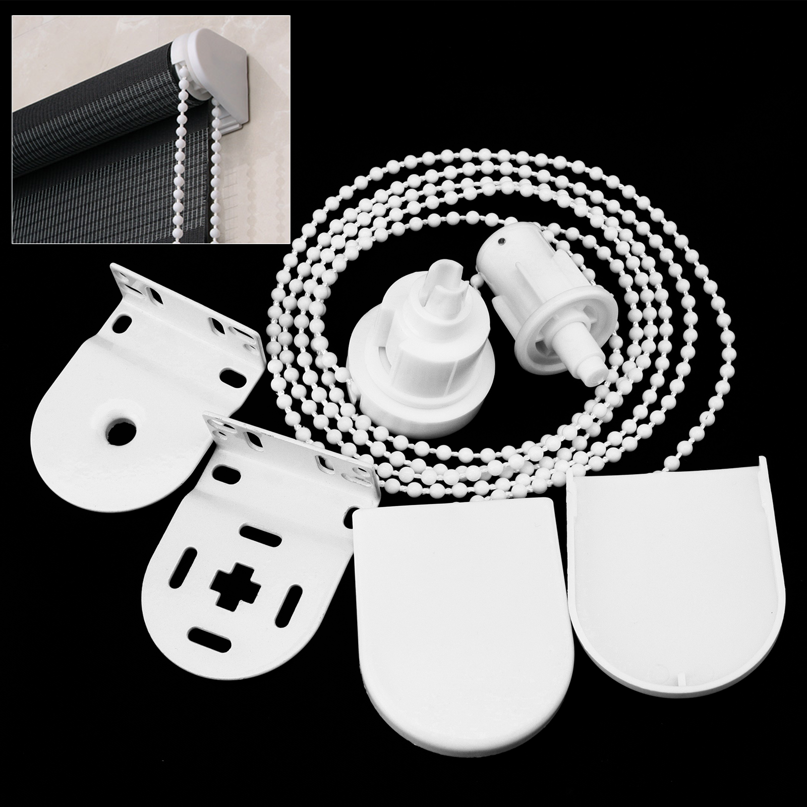 Metal Roller Blind Fittings Repairing Parts Kit Brackets Heavy Duty