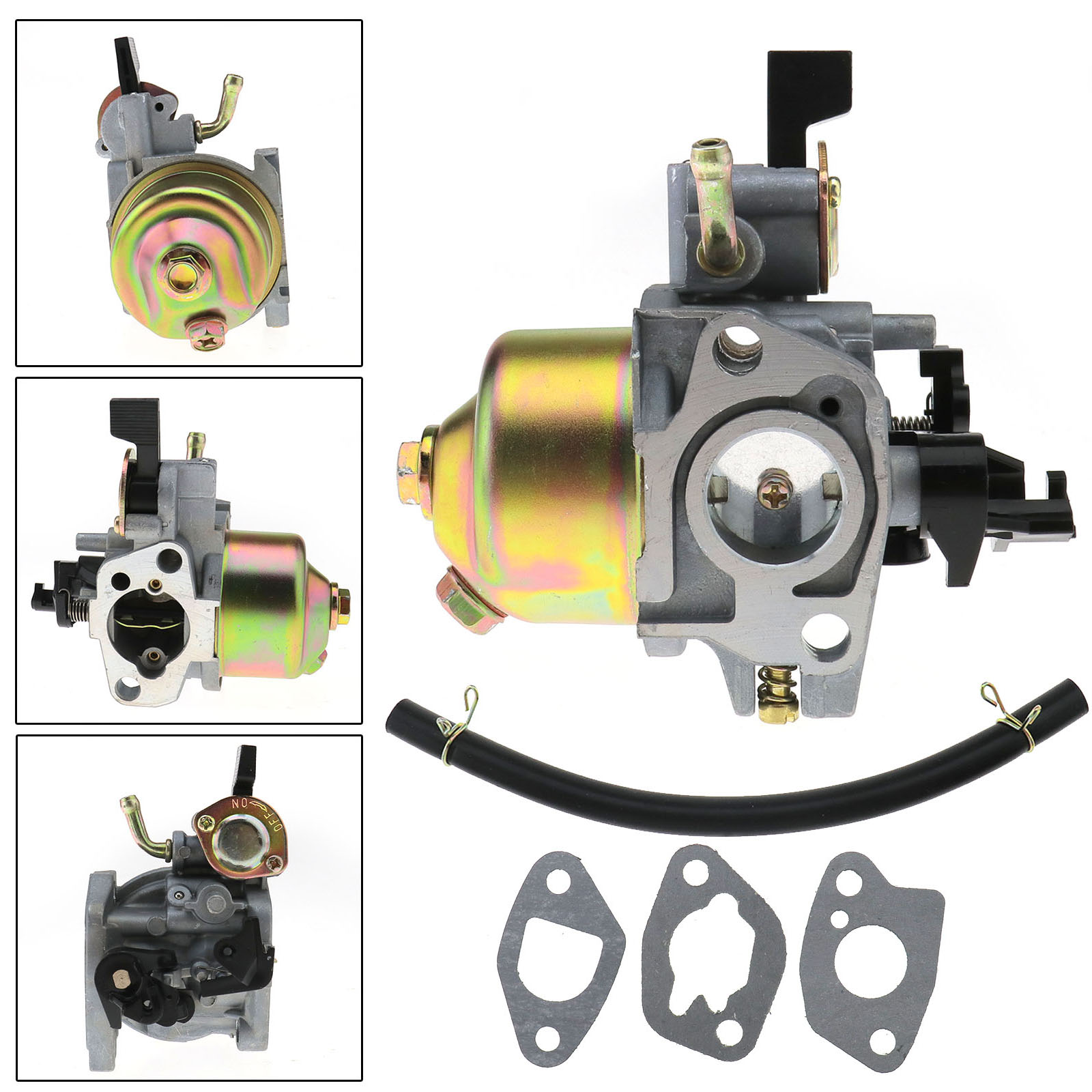 Carburettor Carburetor Carb For Honda GXV160 HR216 Lawn Mower w/ Fuel ...