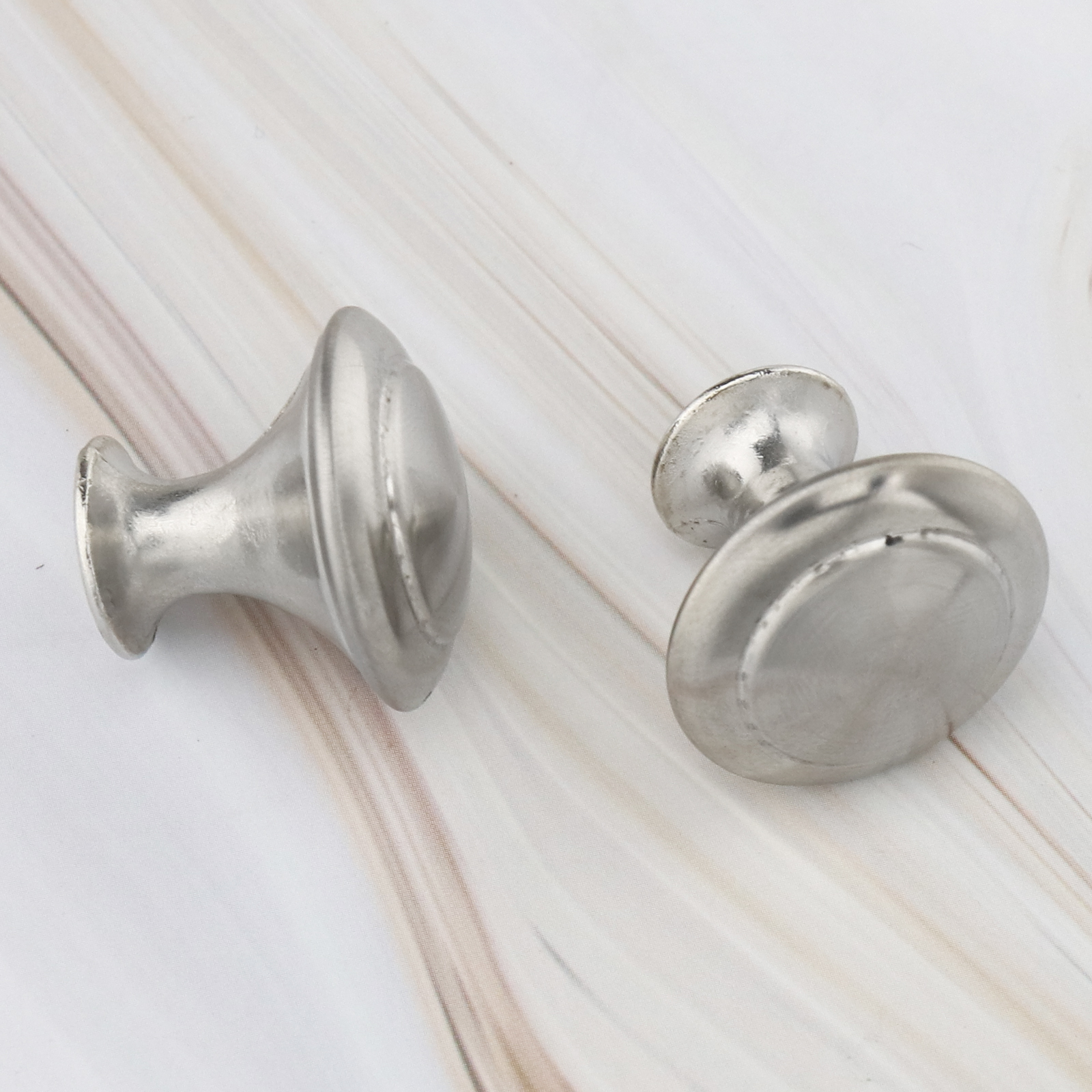 Stainless Steel Chrome Door Knobs Handles Kit Drawer Wardrobe