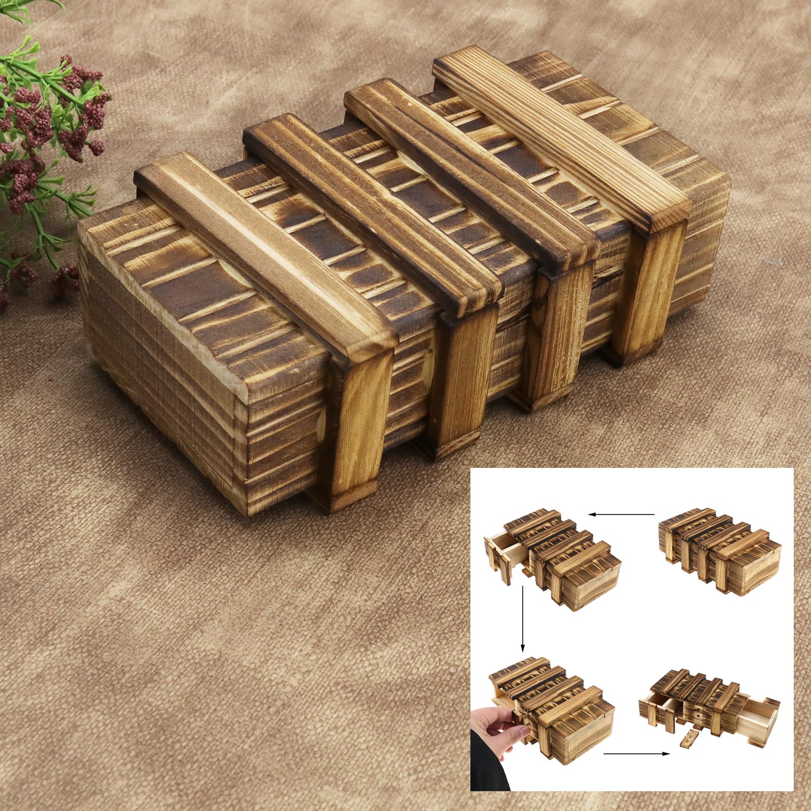 puzzle boxes with hidden compartments