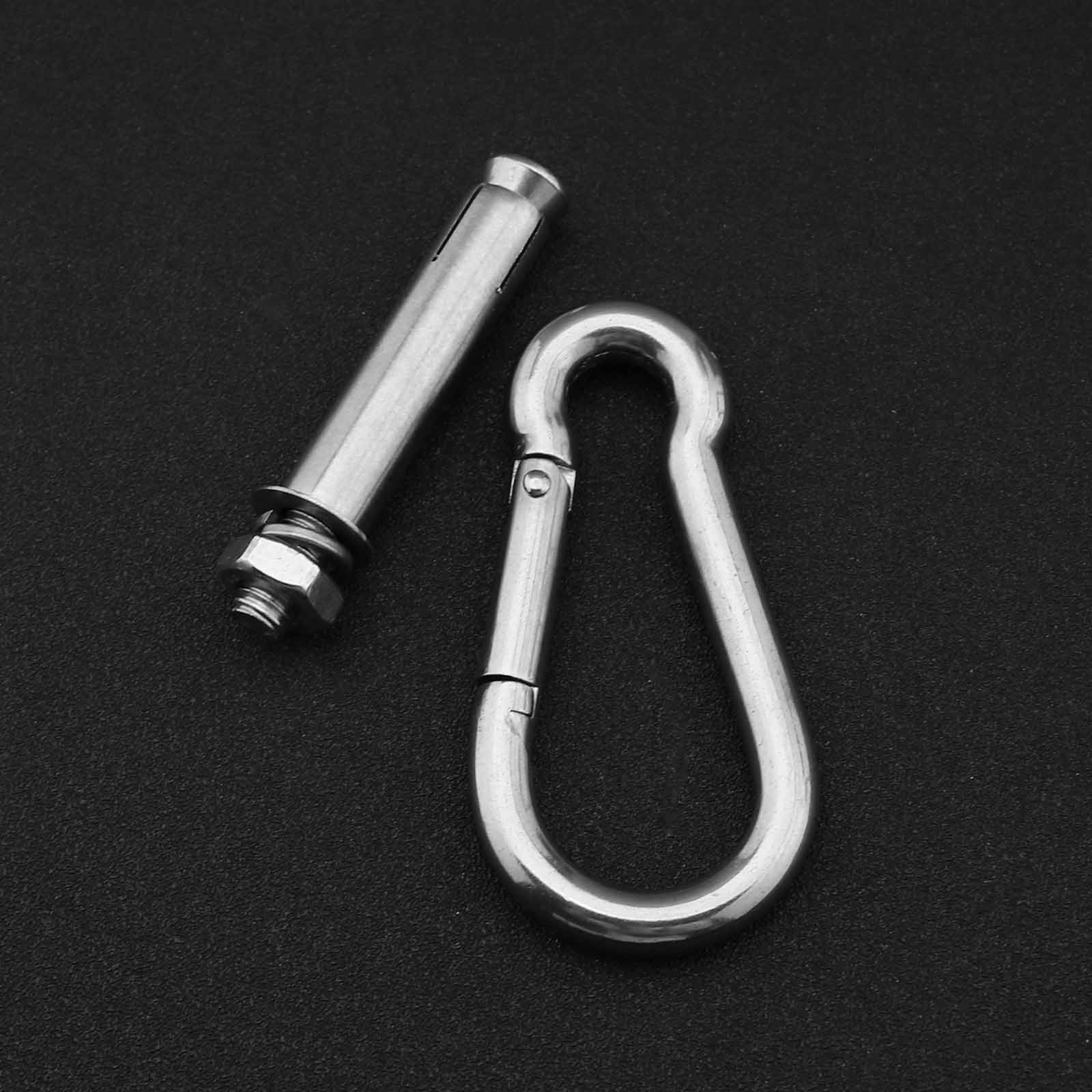 Details About 2 Pack Stainless Steel Ceiling Hooks Yoga Hook For Hanging Swing Chair Hammock